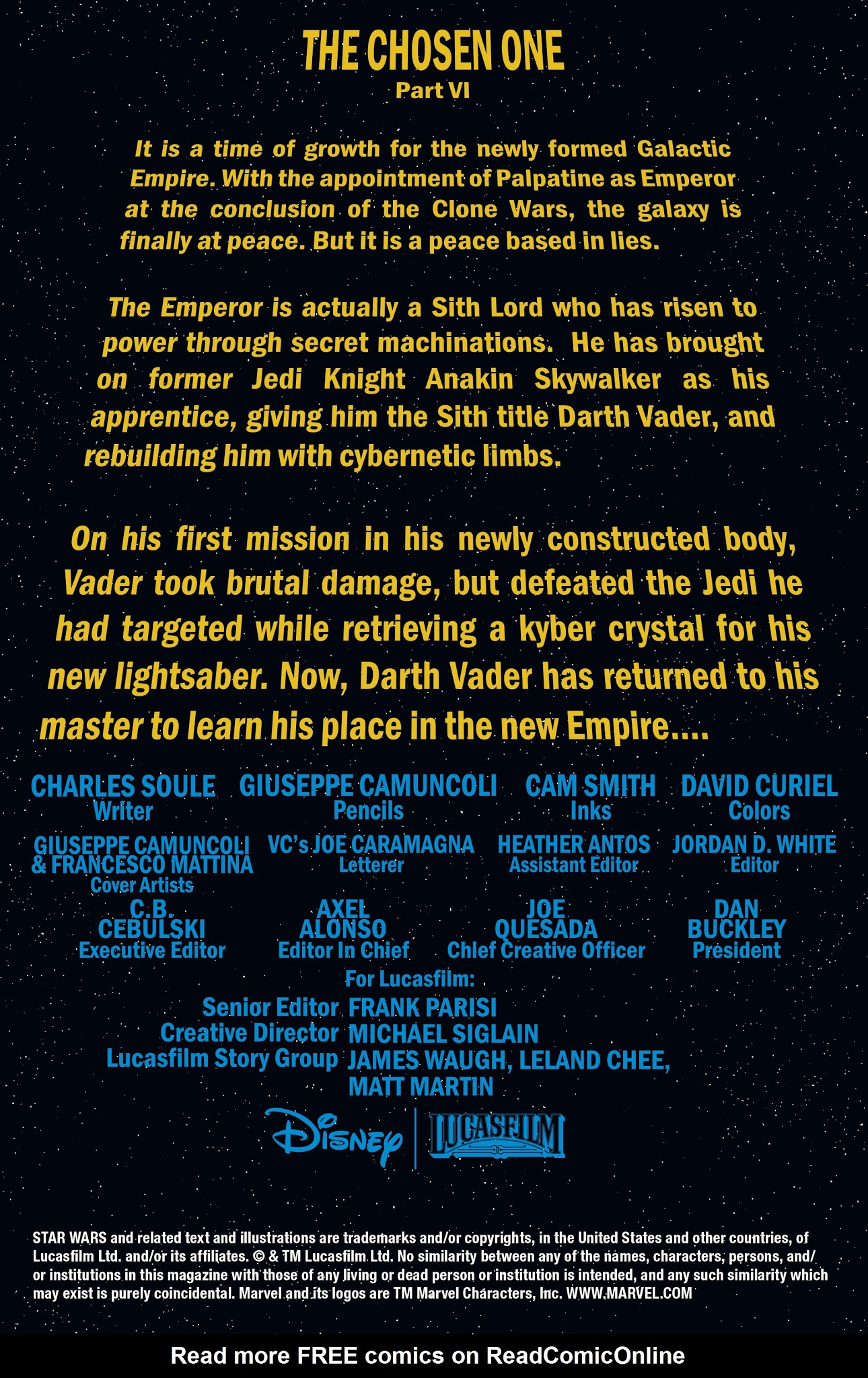 Read Darth Vader (2017) Manga Online