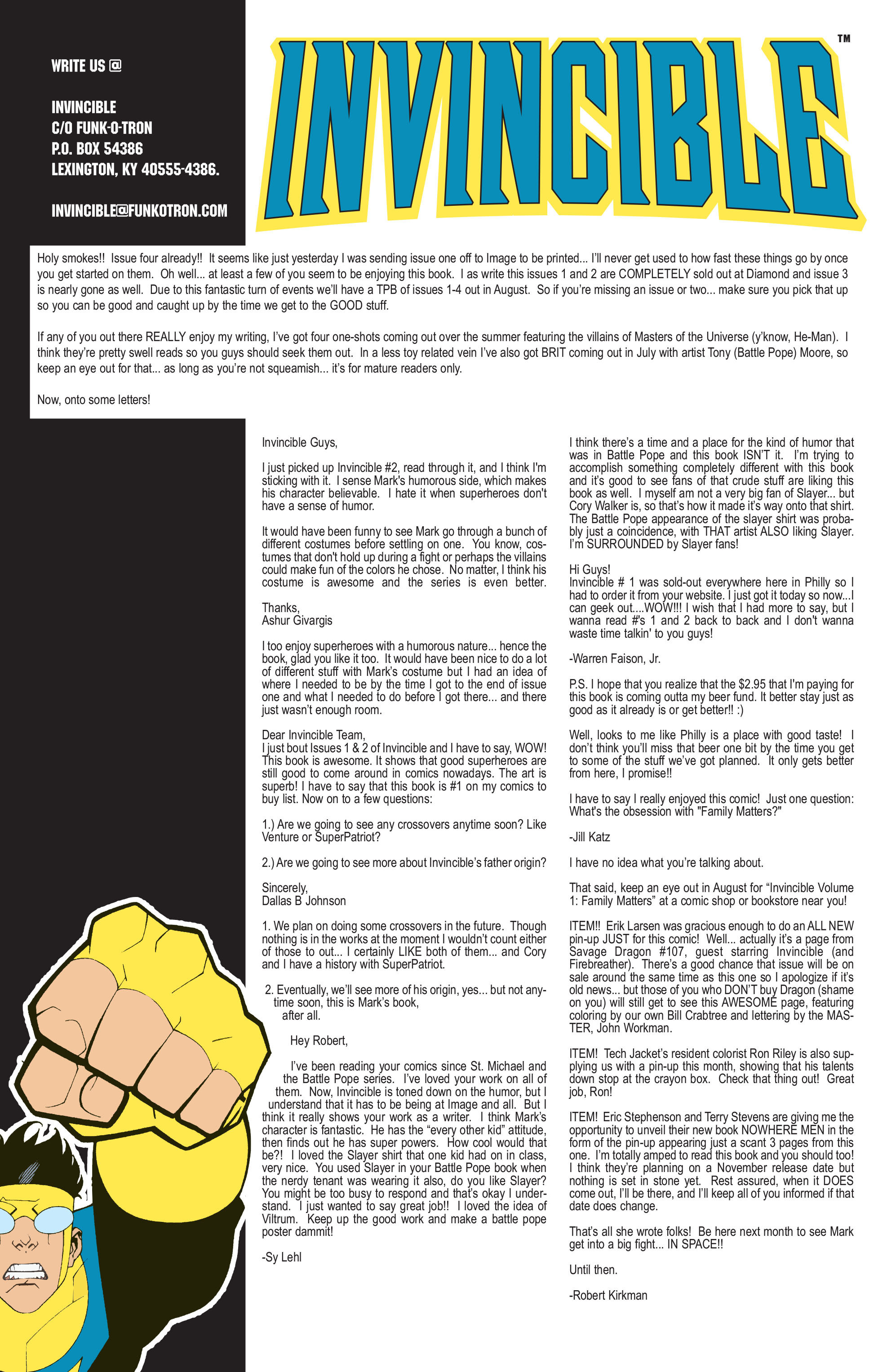 Read Invincible (2003) Manga Online