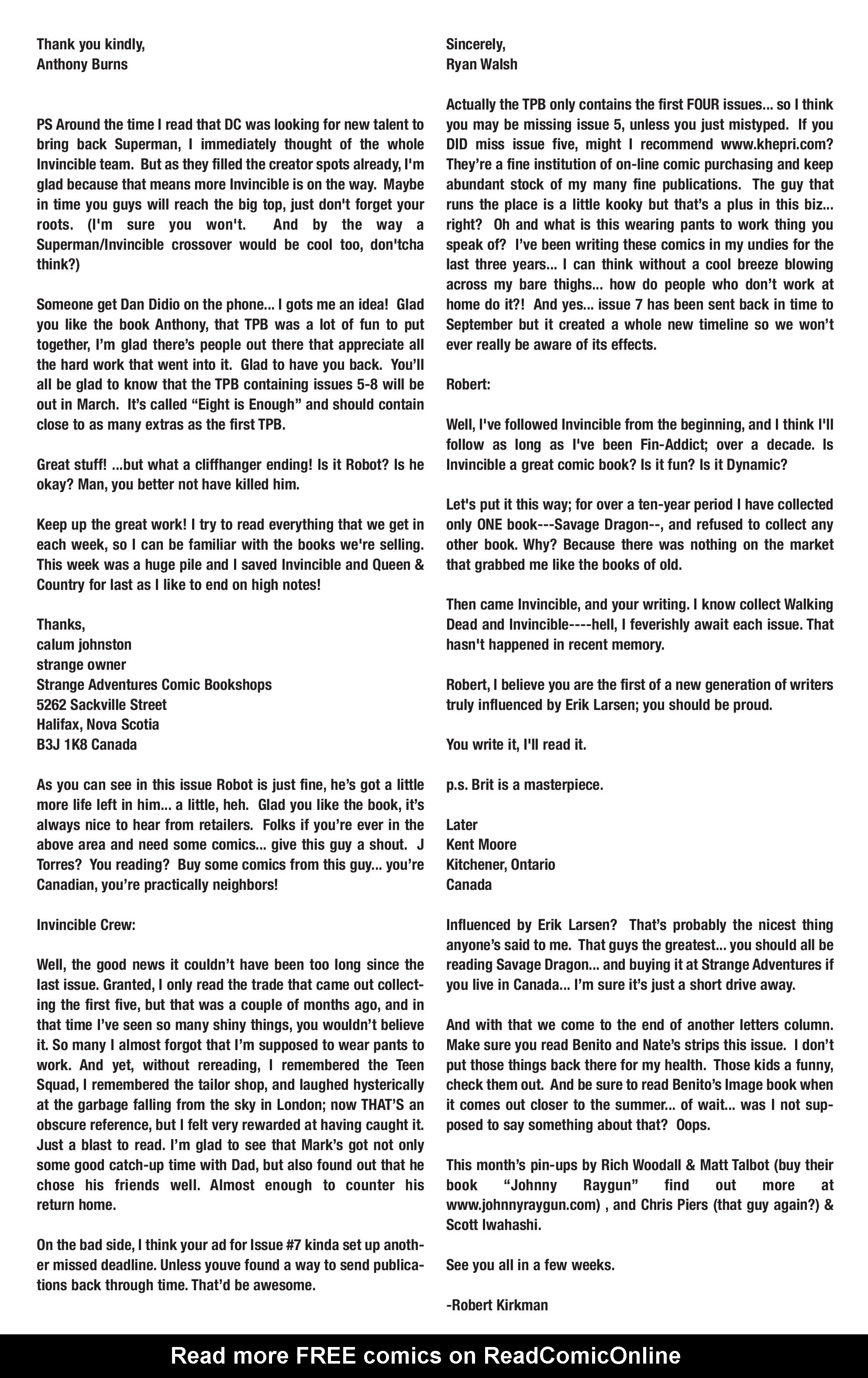 Read Invincible (2003) Manga Online