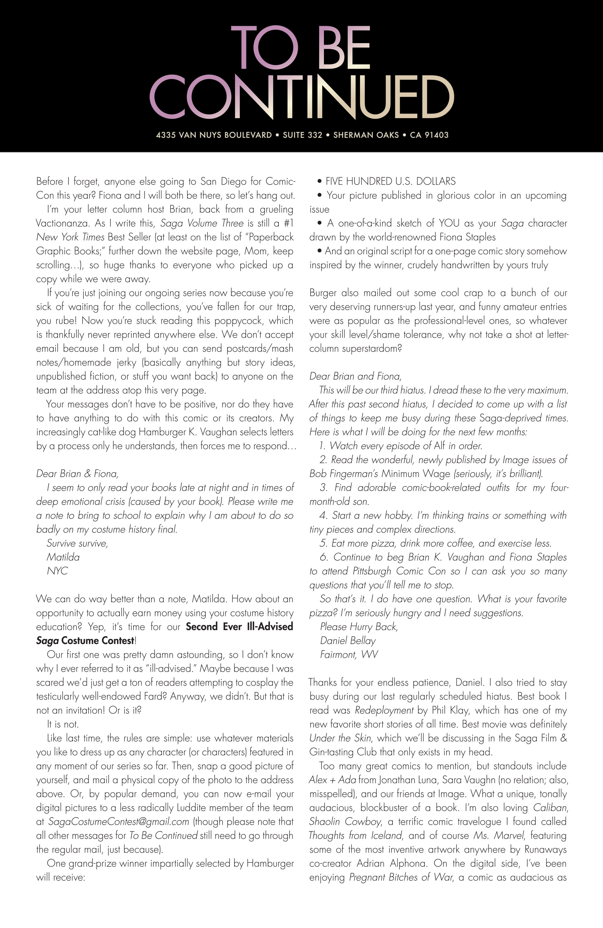Read Saga Manga Online