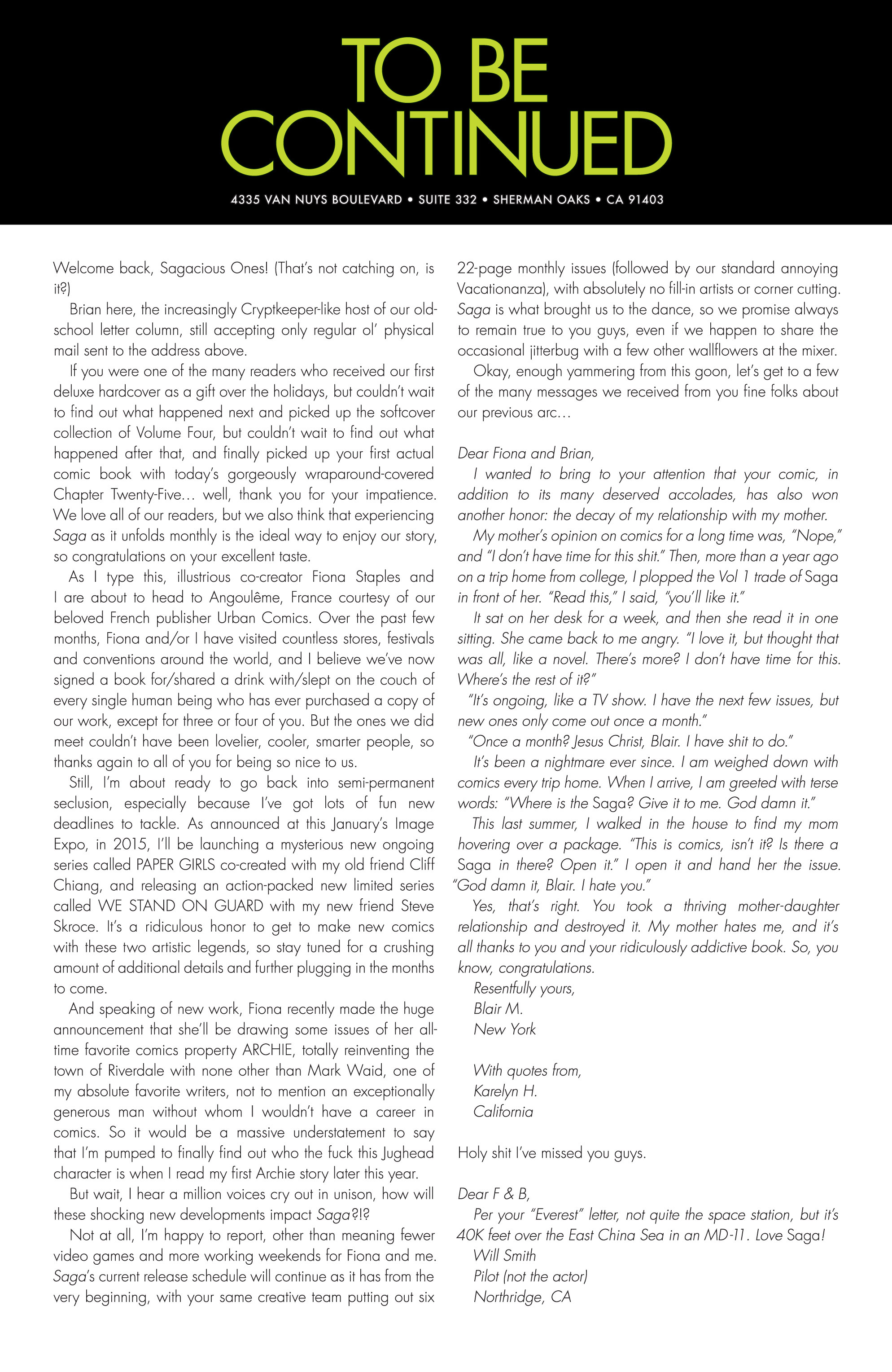 Read Saga Manga Online