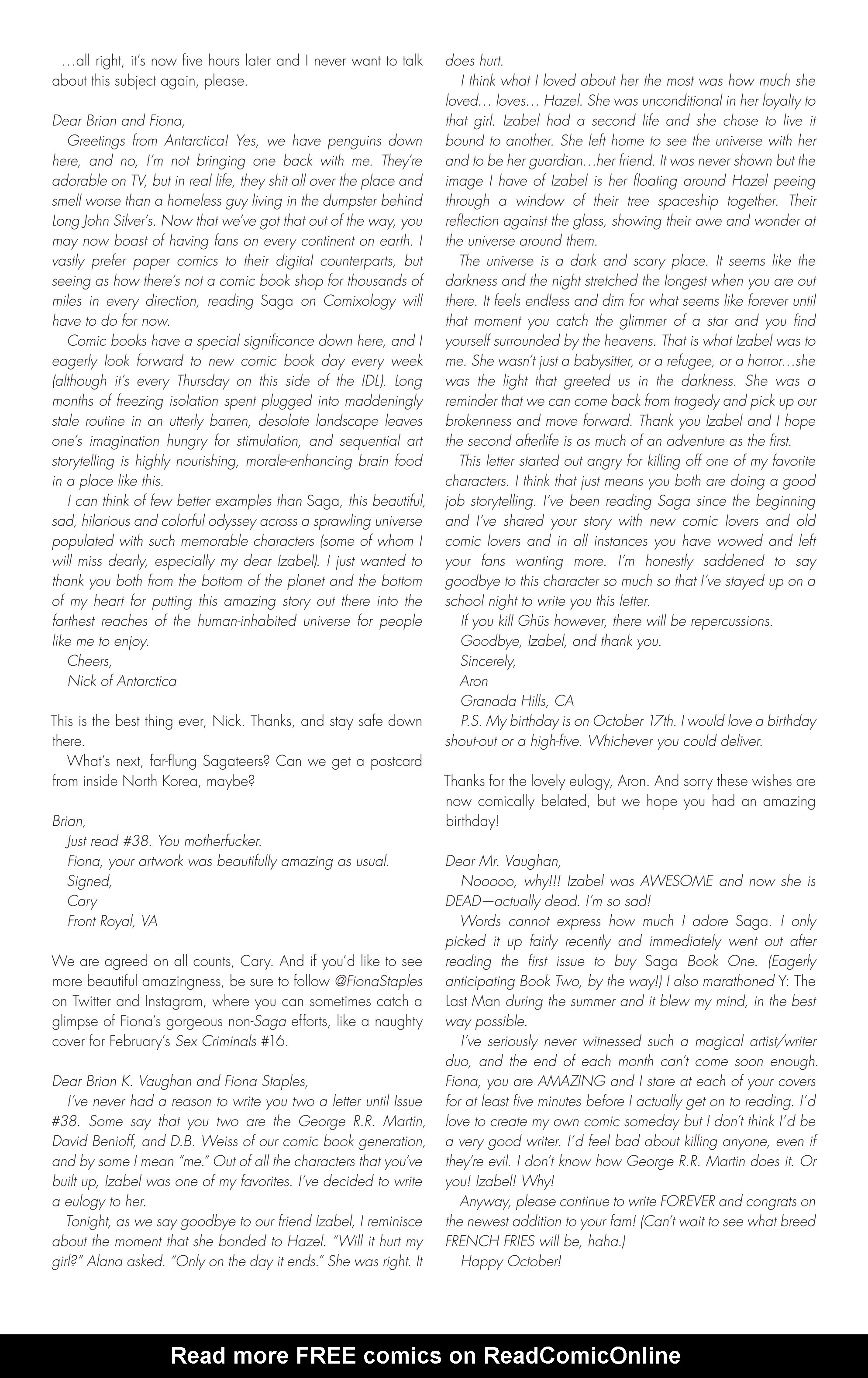 Read Saga Manga Online