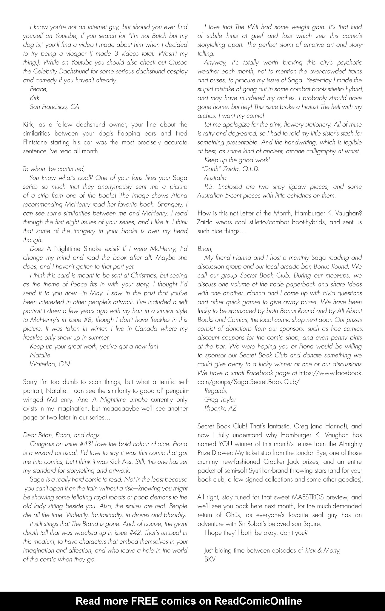 Read Saga Manga Online