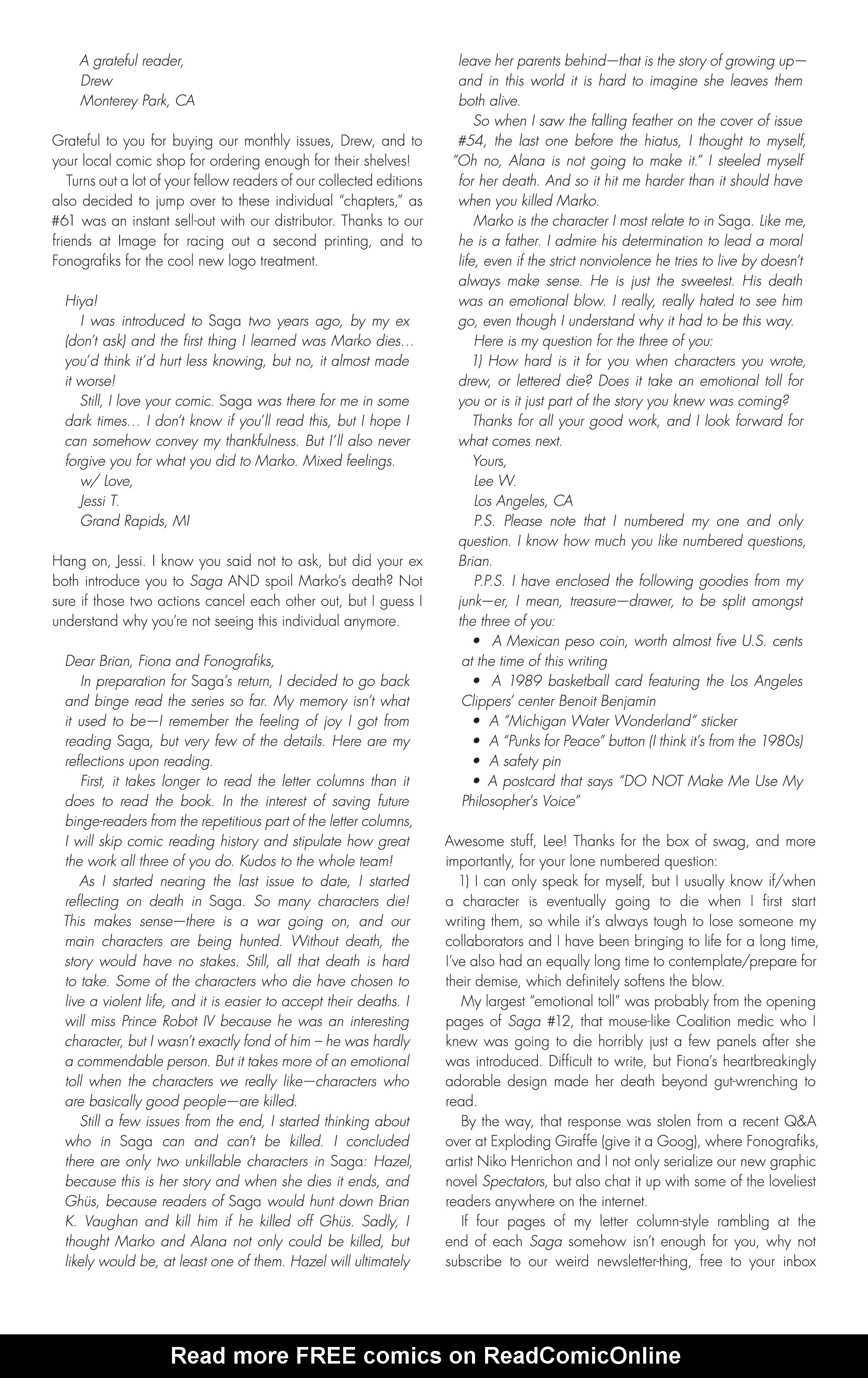 Read Saga Manga Online