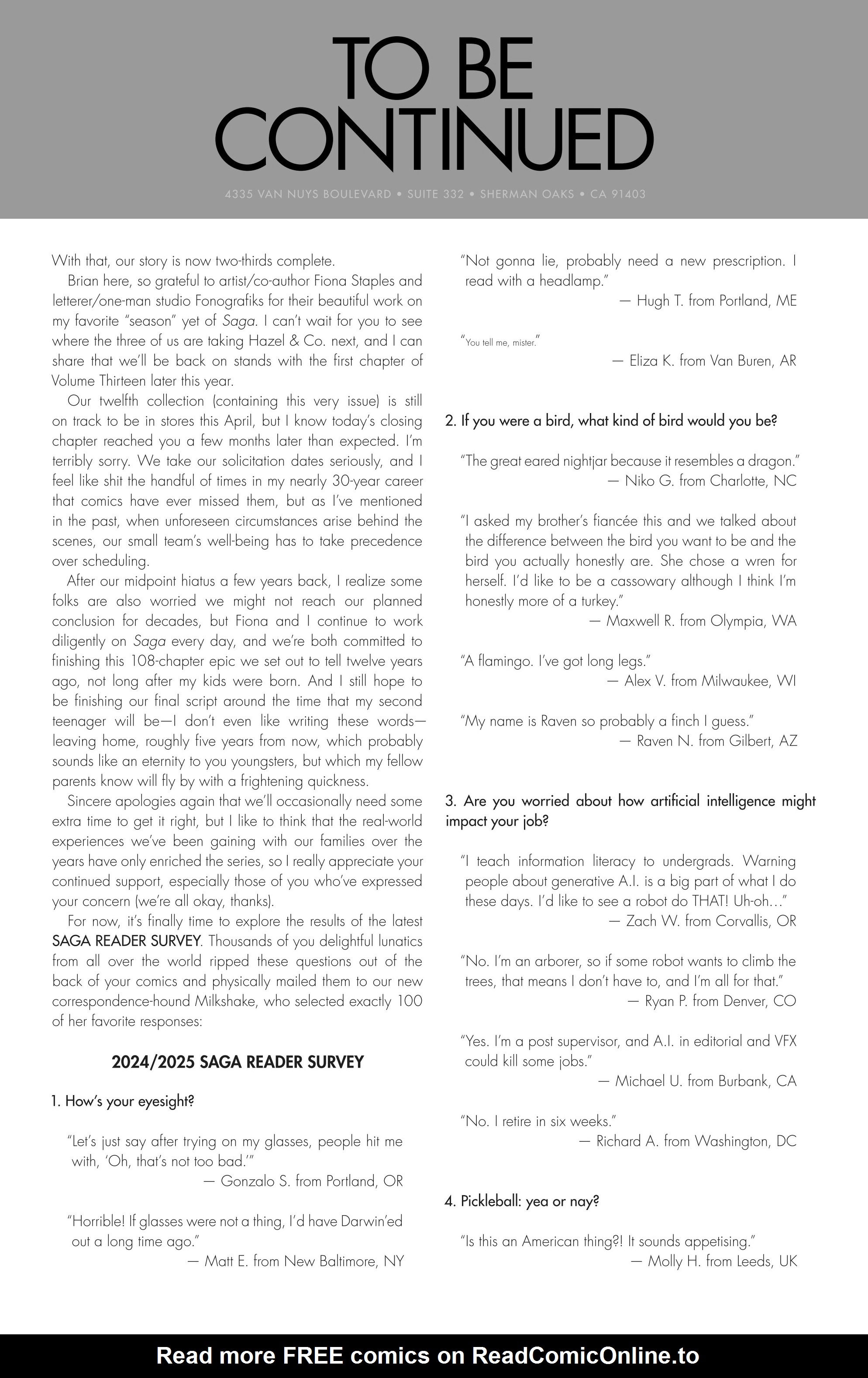 Read Saga Manga Online