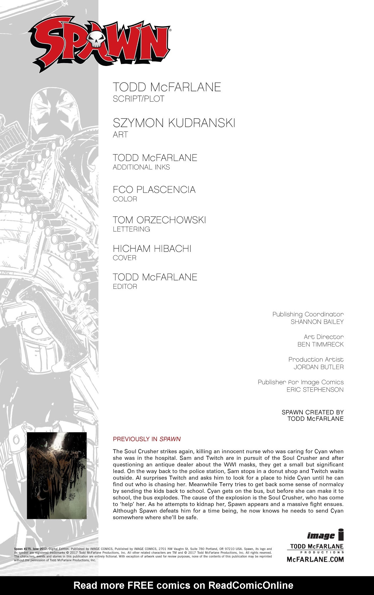 Read Spawn Manga Online