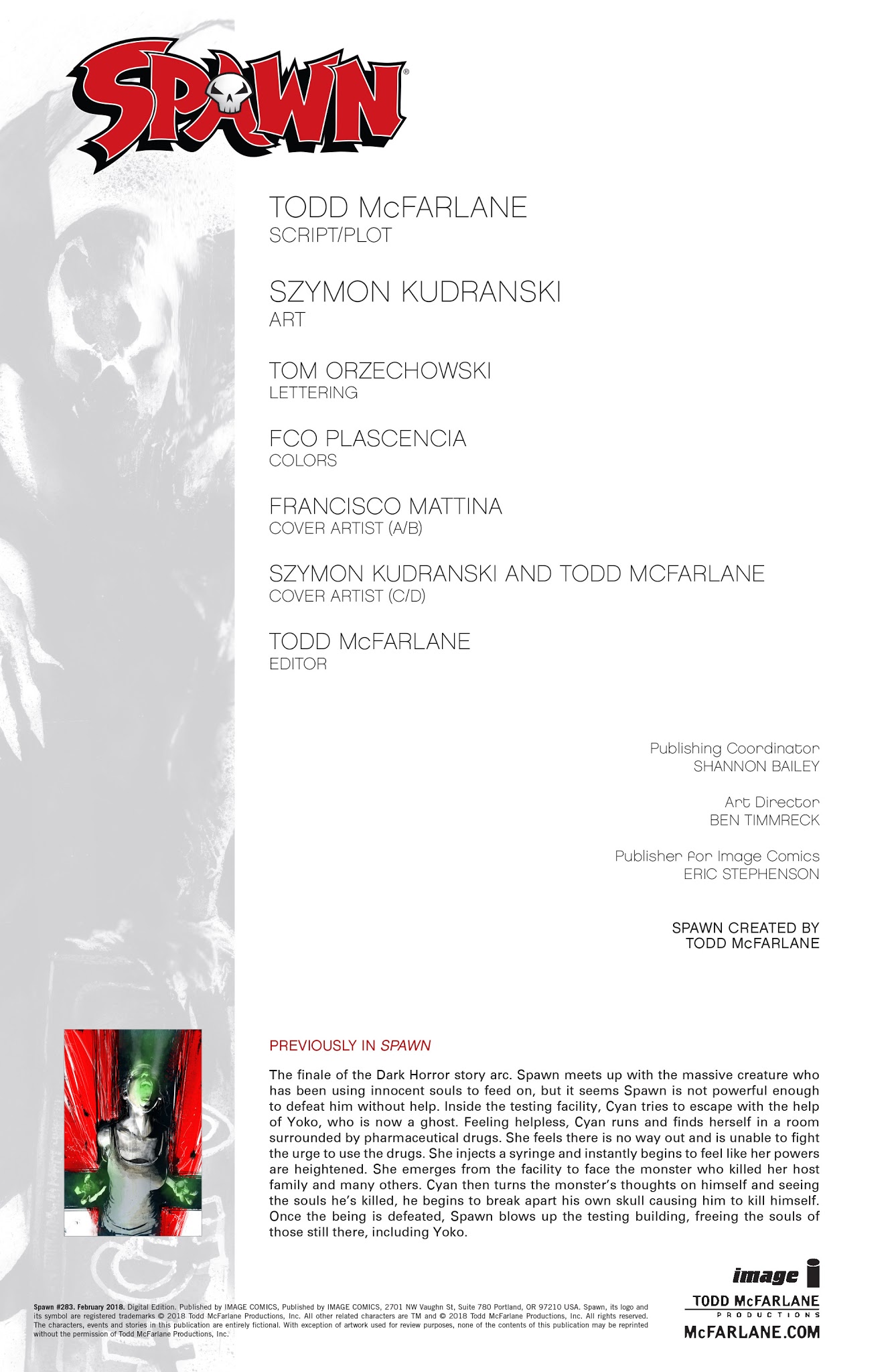 Read Spawn Manga Online
