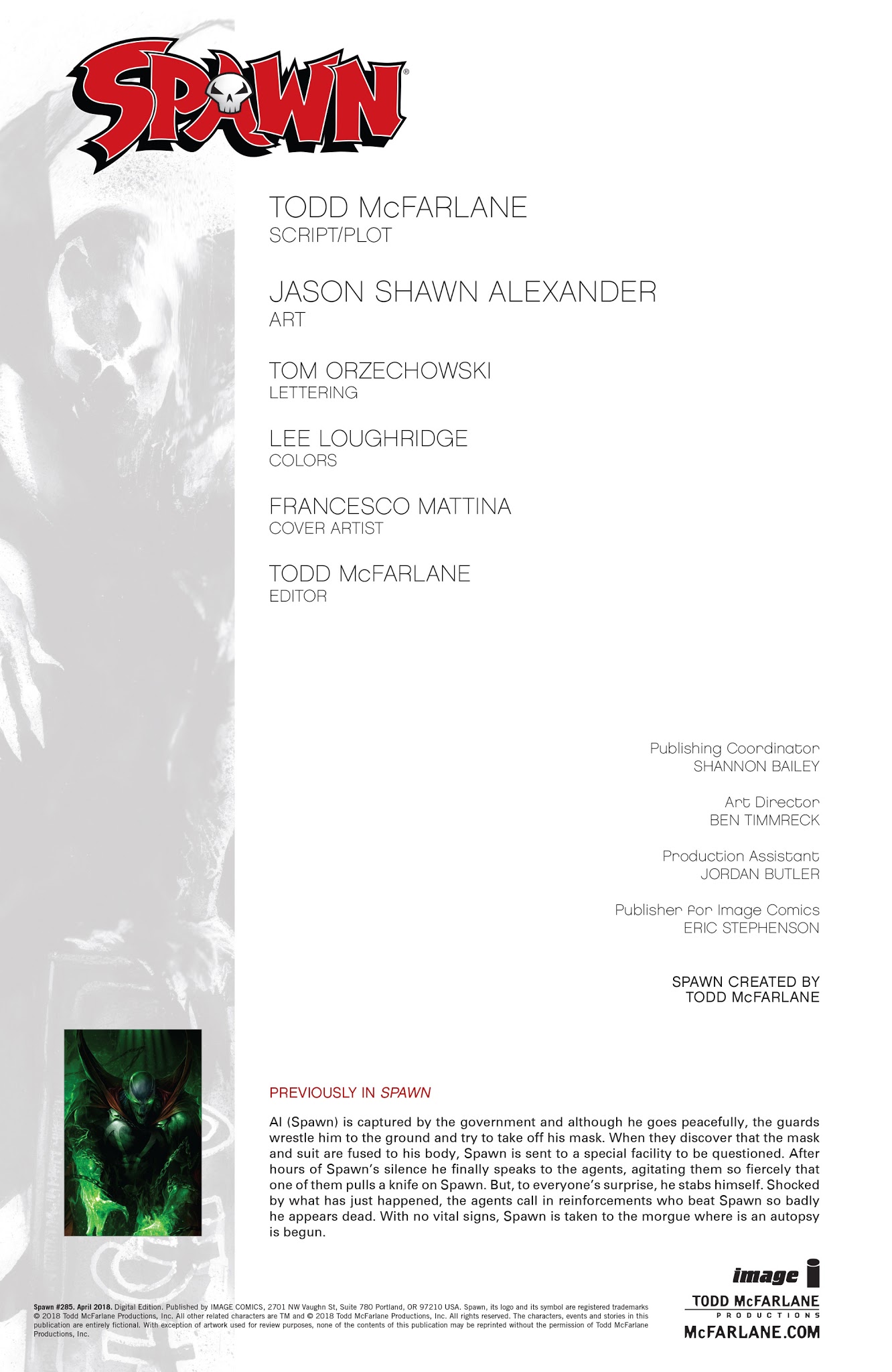 Read Spawn Manga Online
