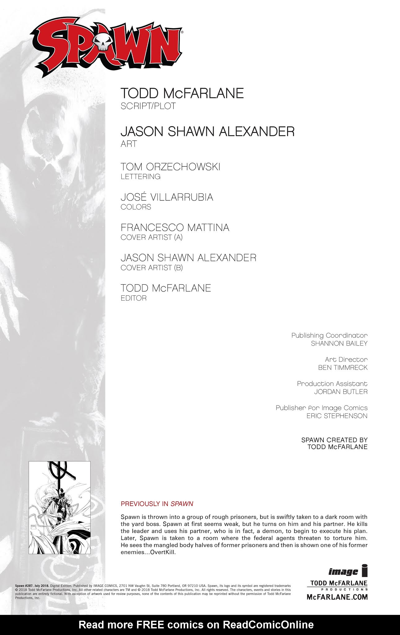 Read Spawn Manga Online