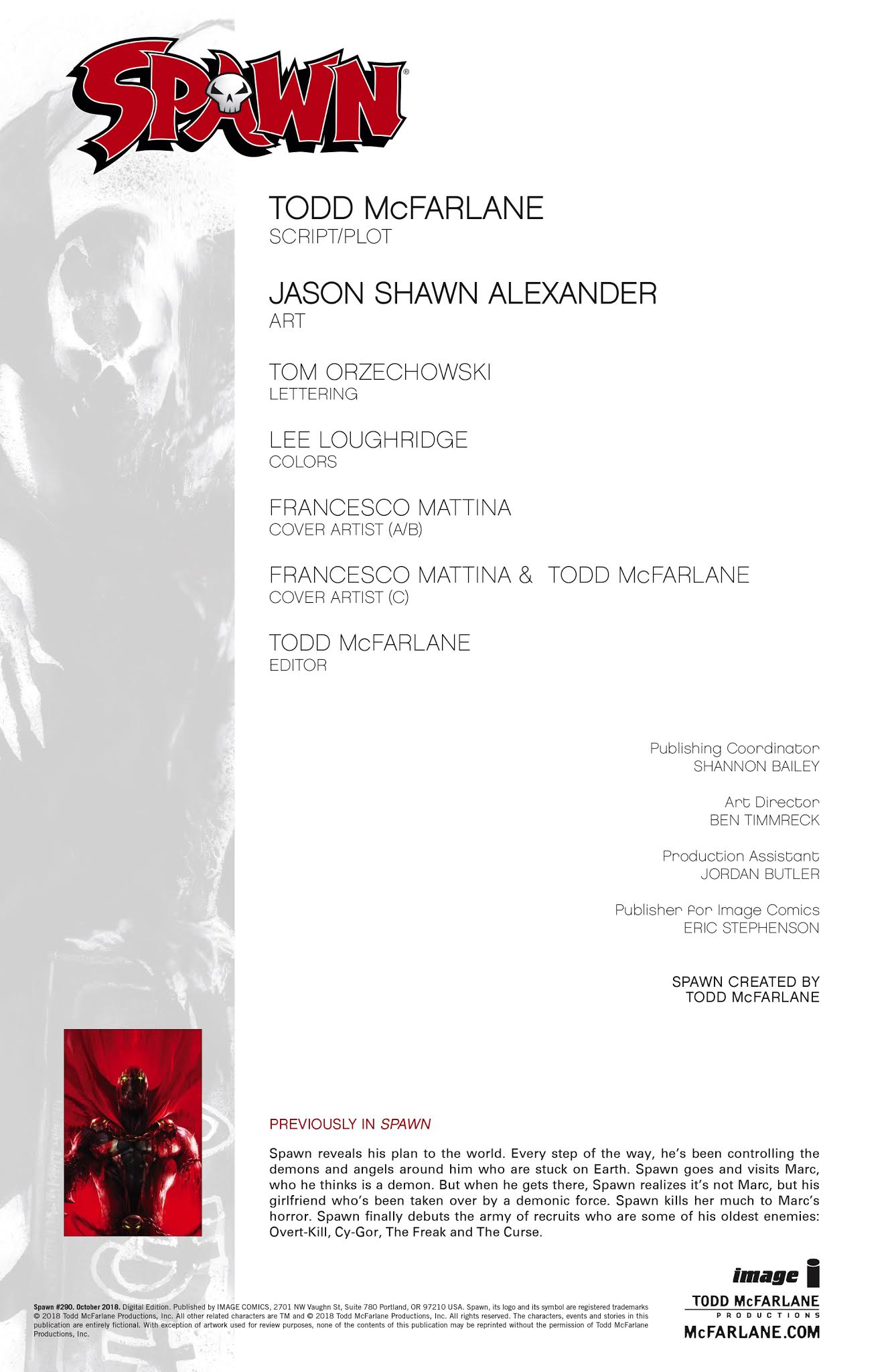 Read Spawn Manga Online