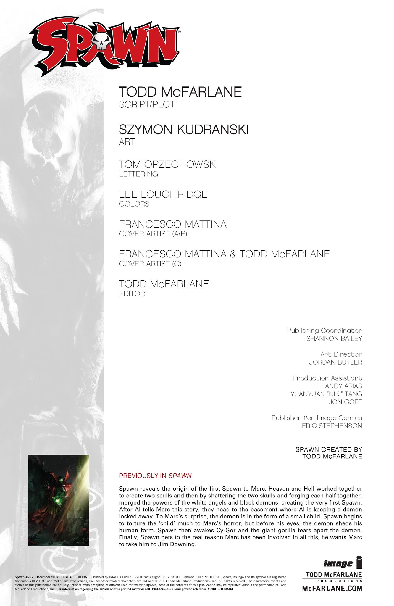 Read Spawn Manga Online