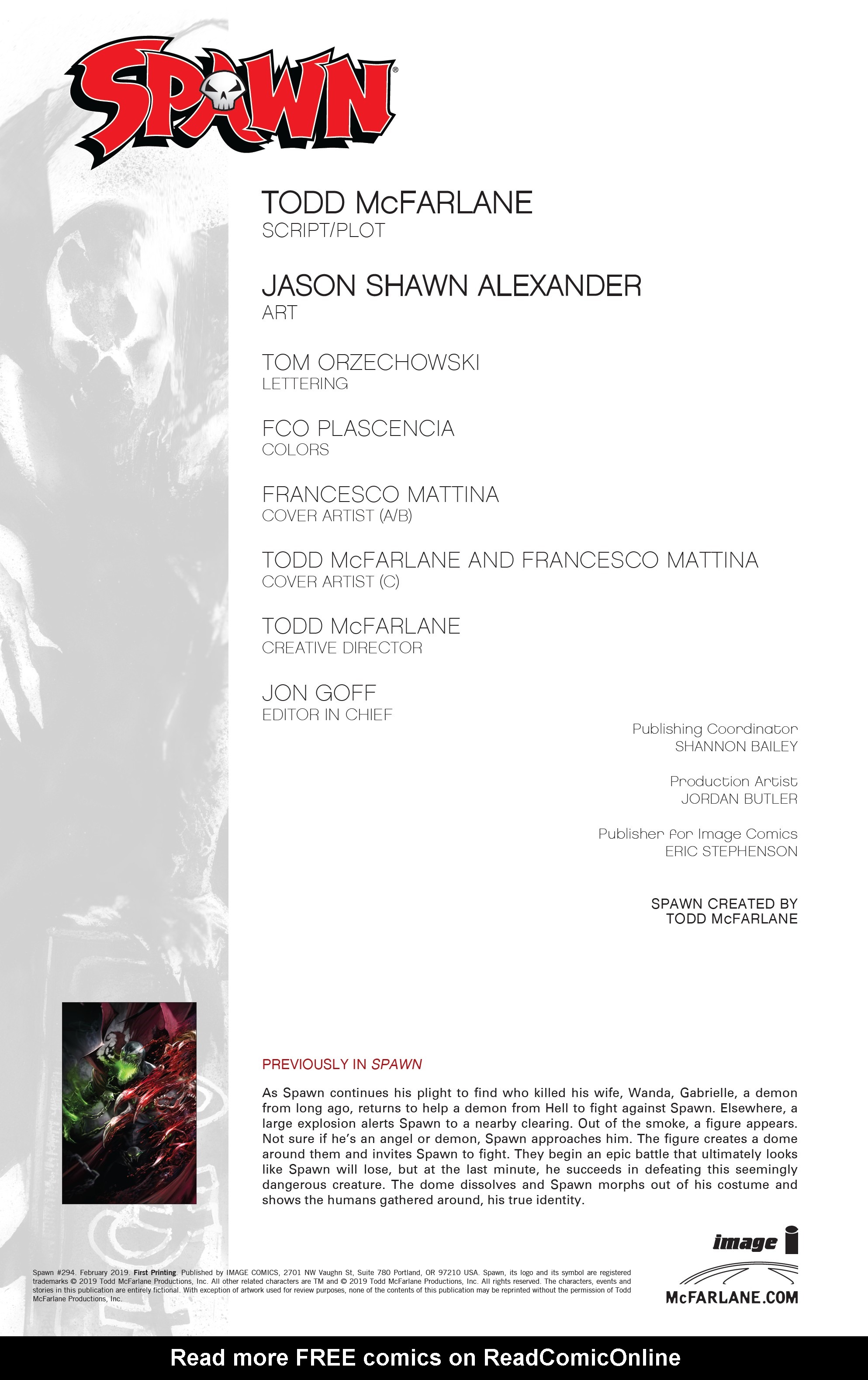 Read Spawn Manga Online
