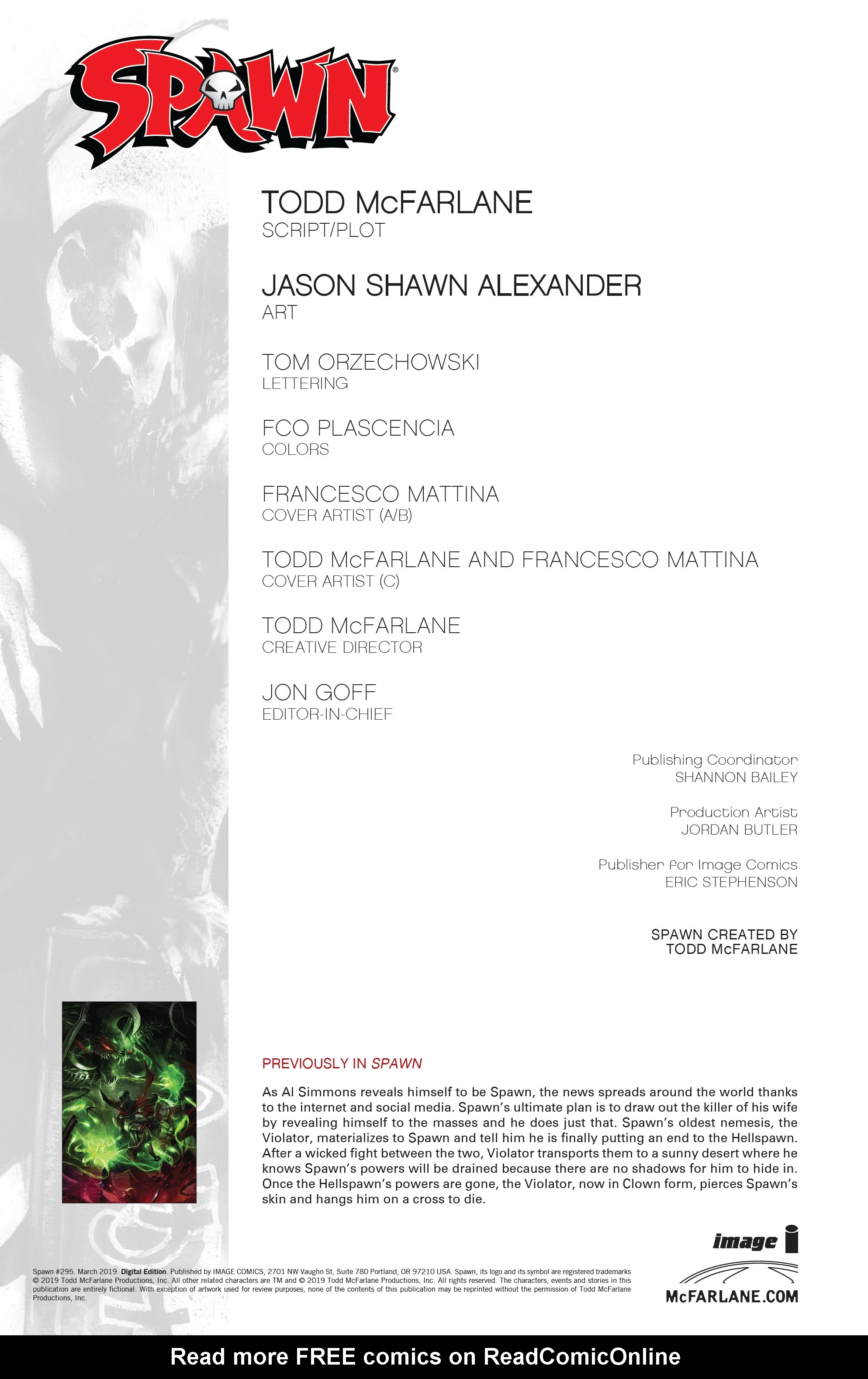 Read Spawn Manga Online