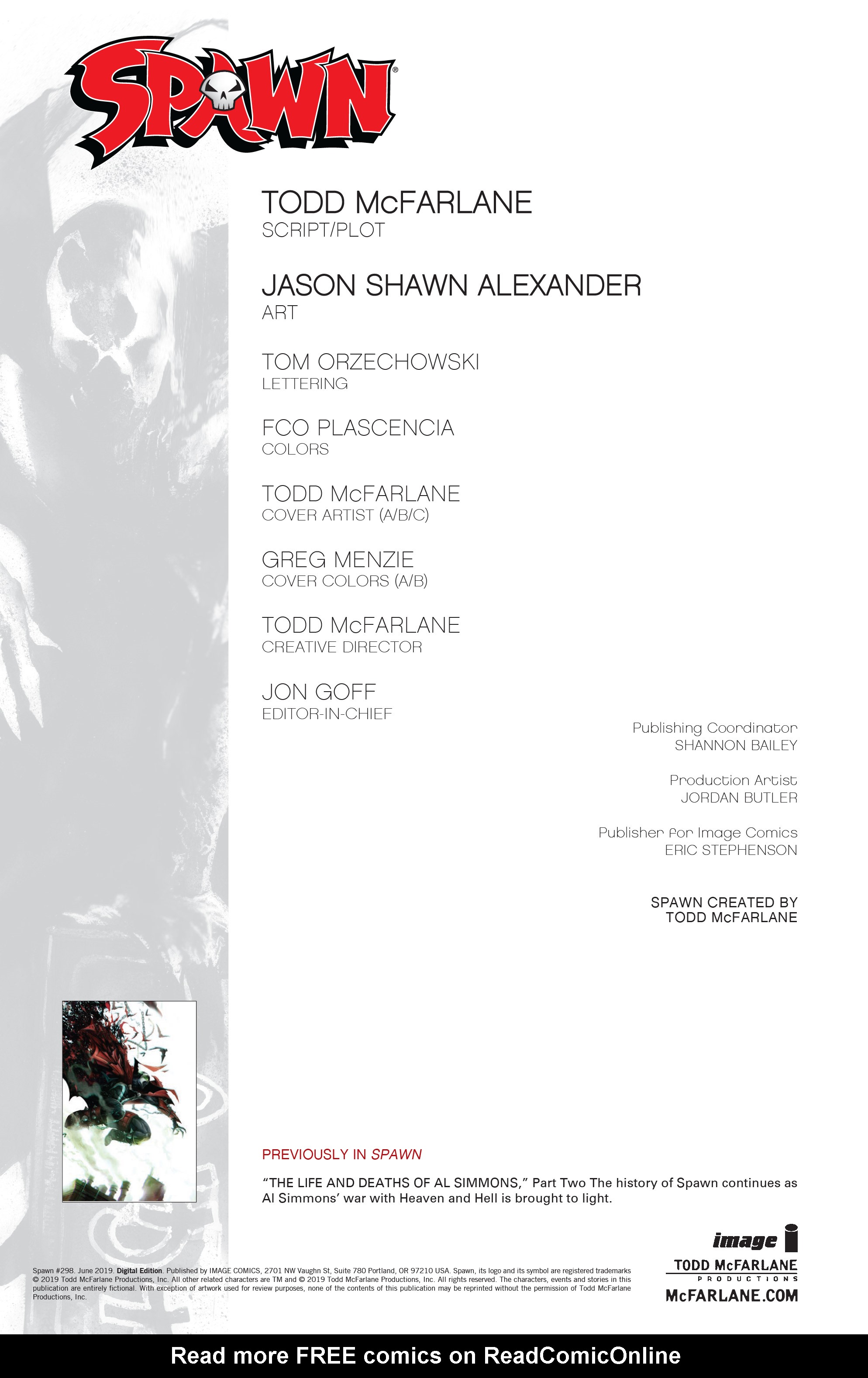Read Spawn Manga Online
