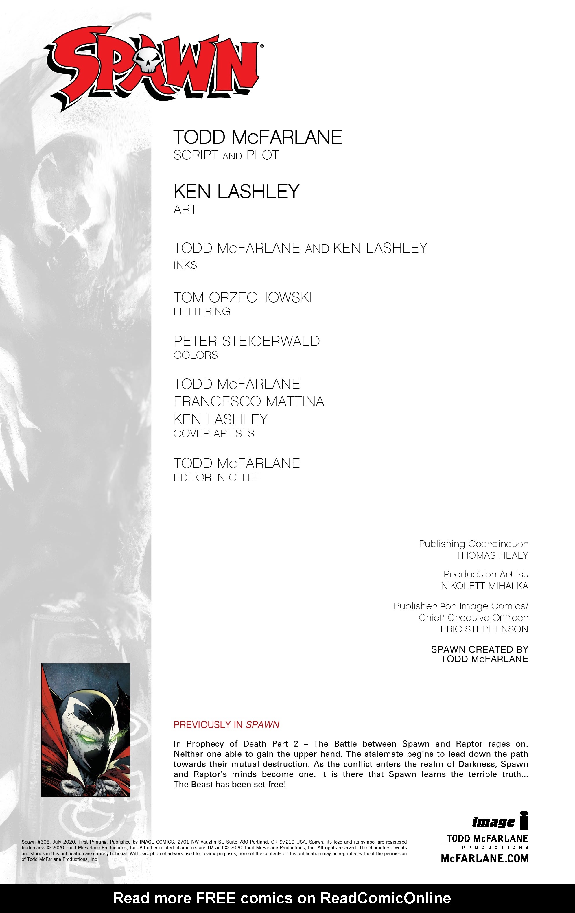 Read Spawn Manga Online