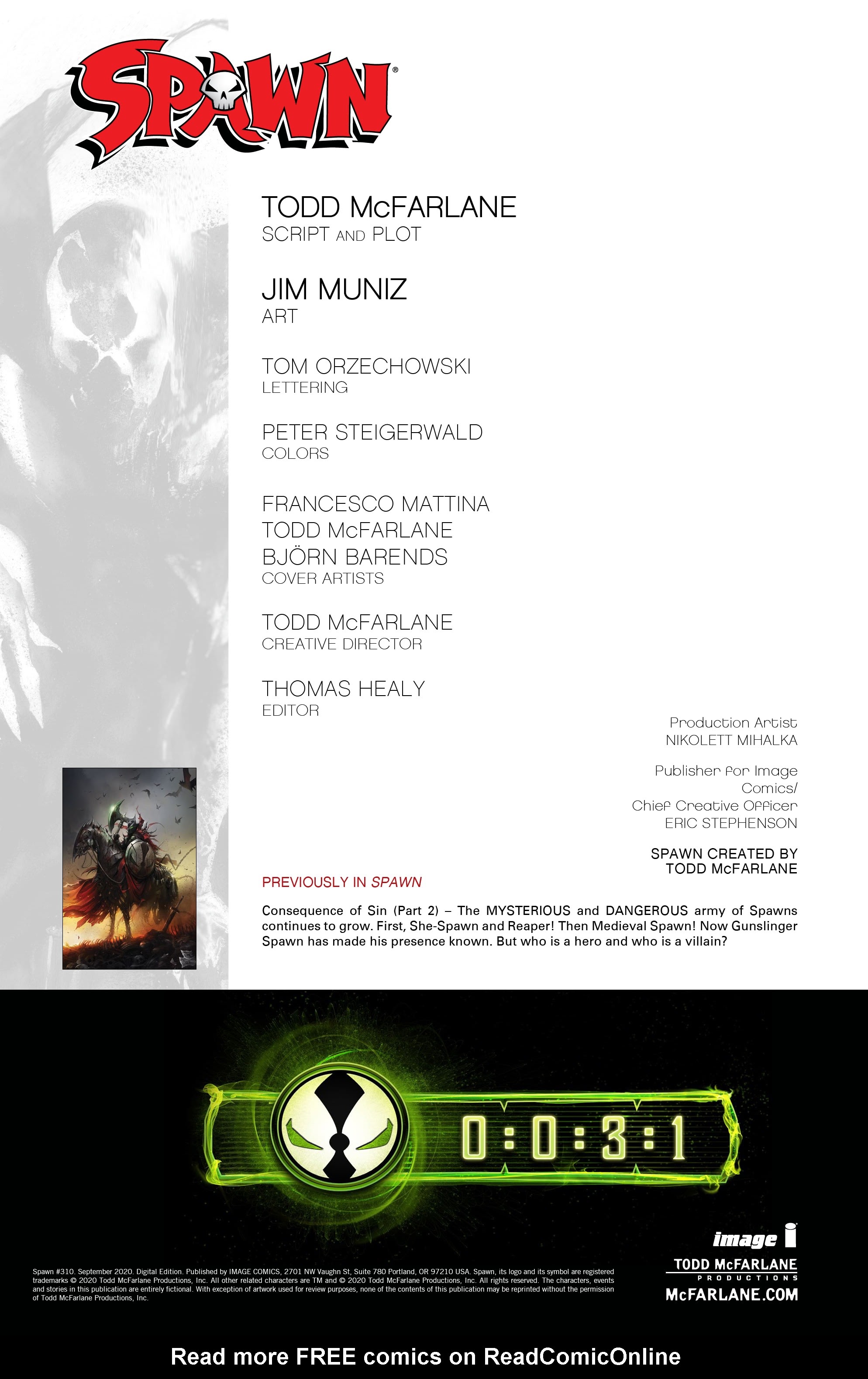 Read Spawn Manga Online
