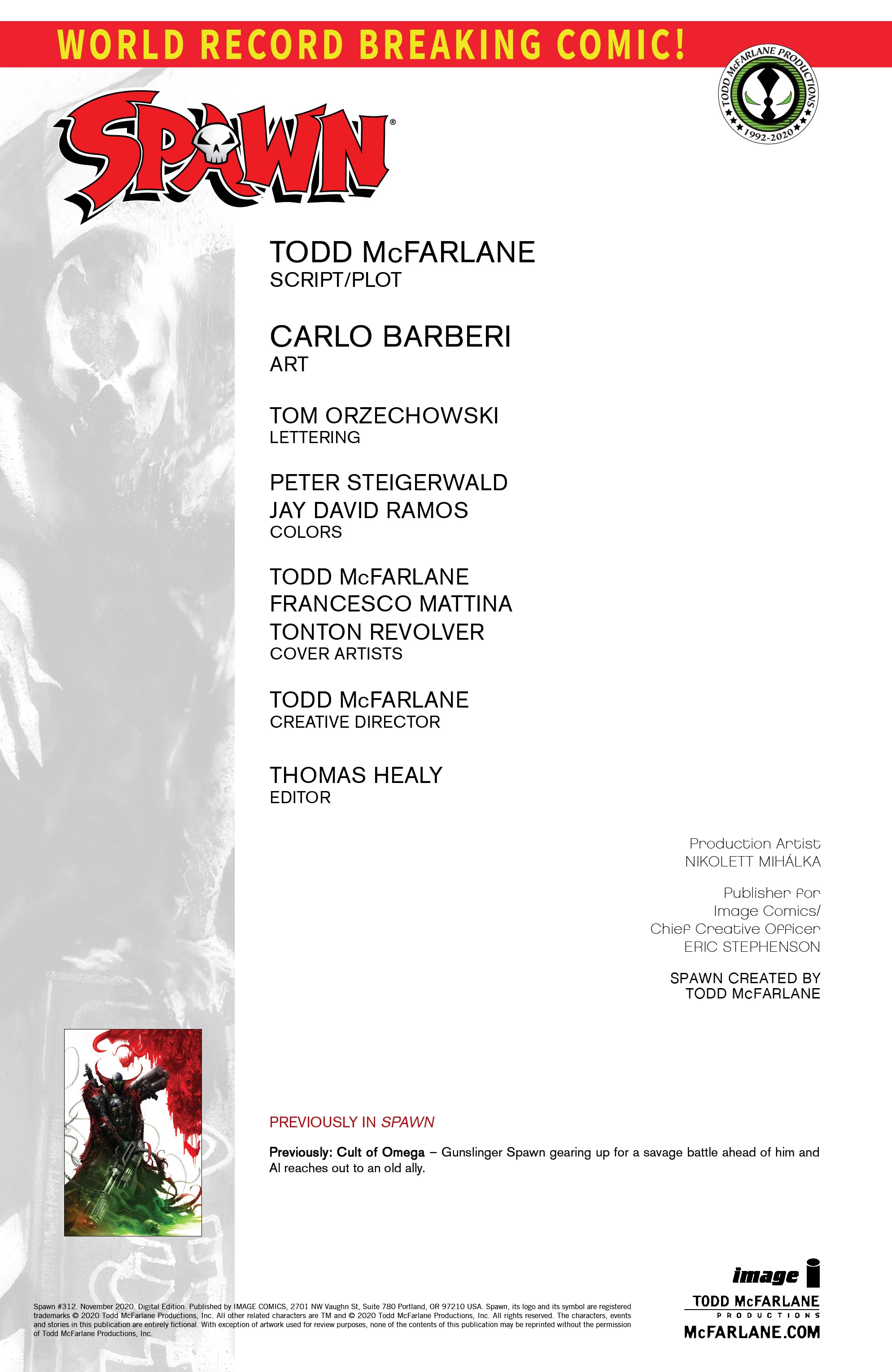 Read Spawn Manga Online