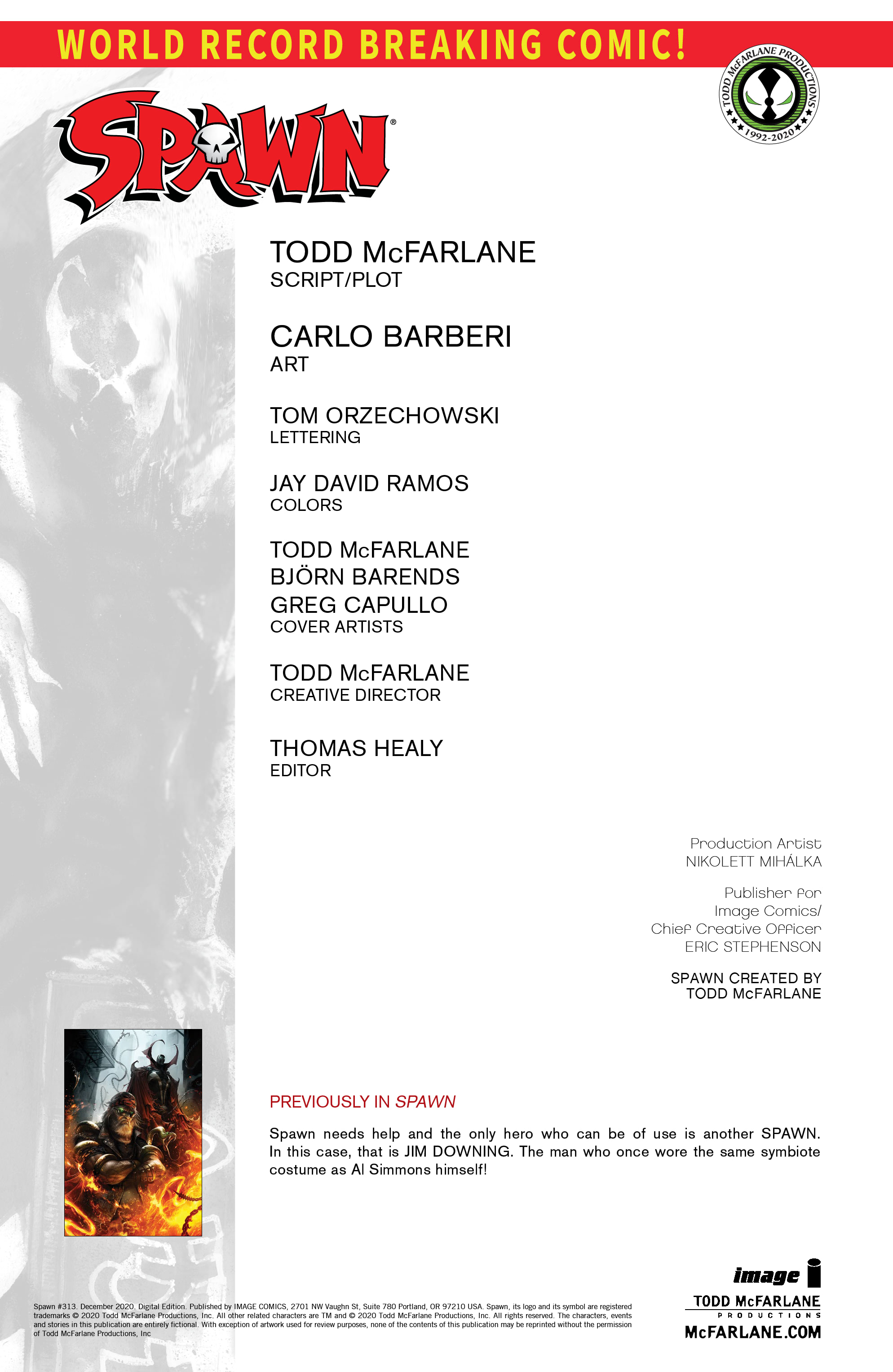 Read Spawn Manga Online