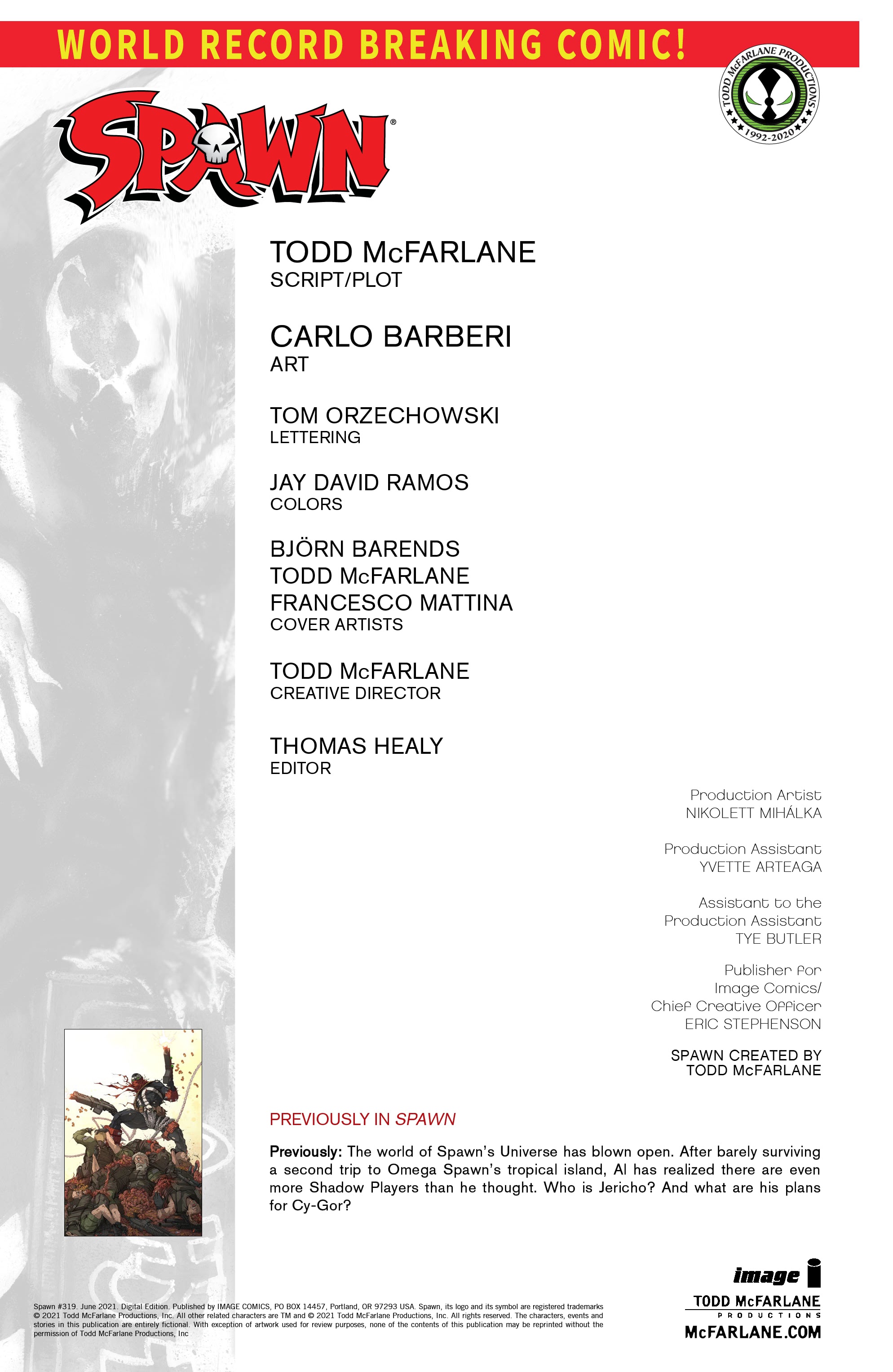 Read Spawn Manga Online
