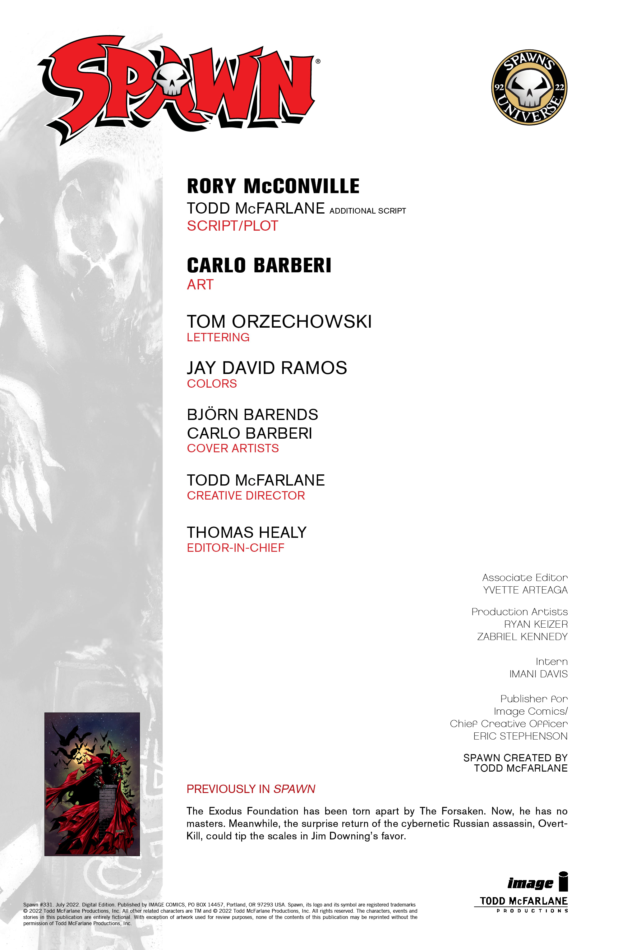 Read Spawn Manga Online