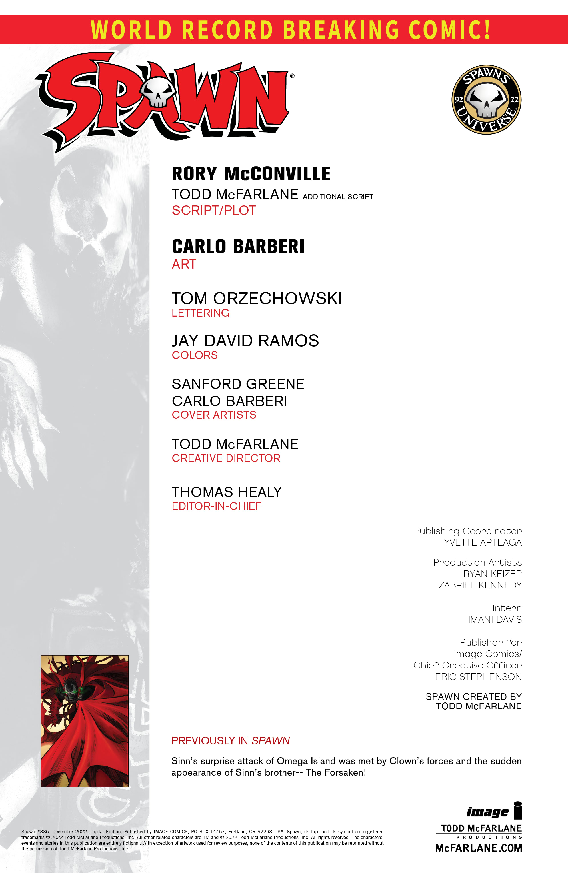 Read Spawn Manga Online