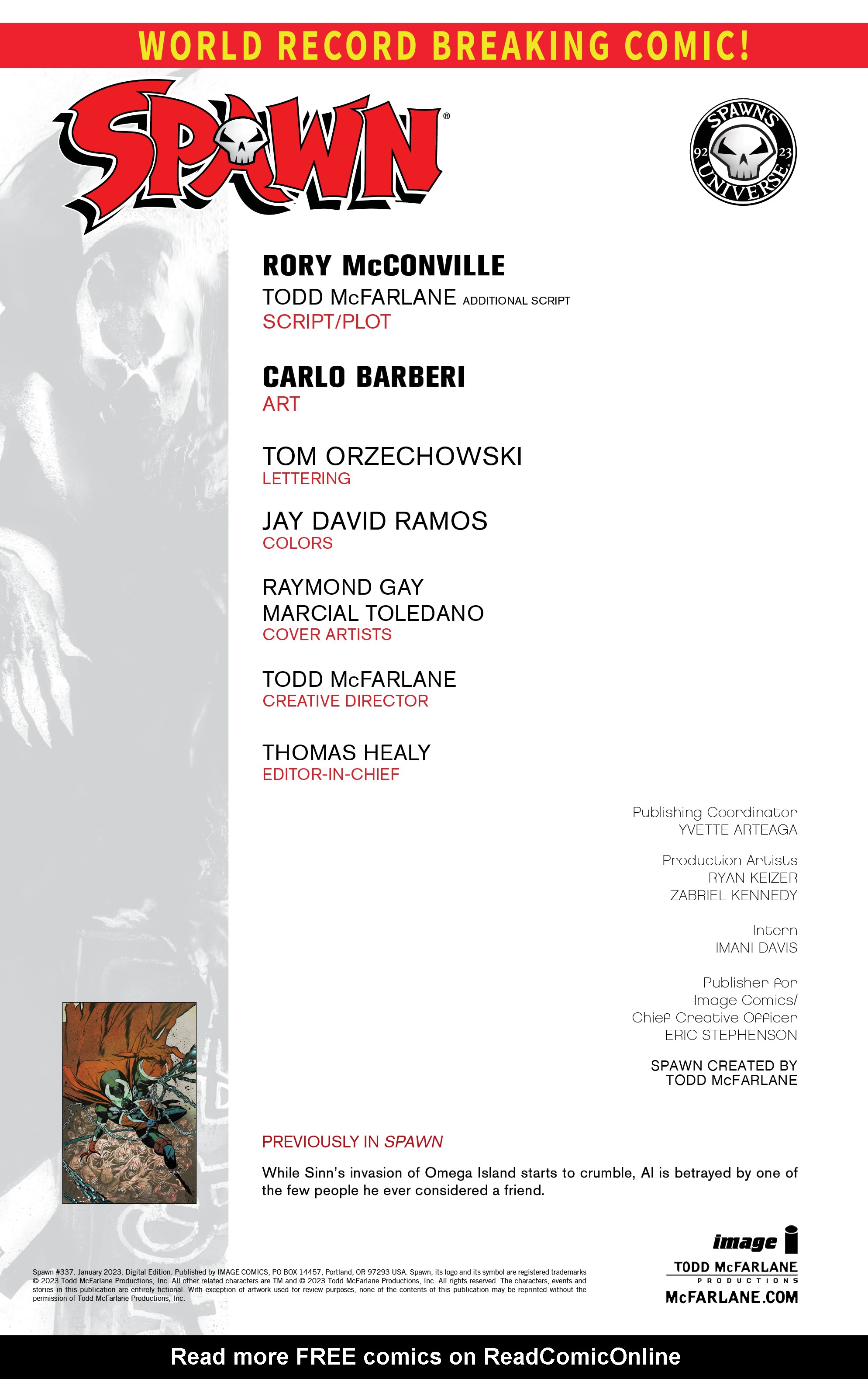 Read Spawn Manga Online
