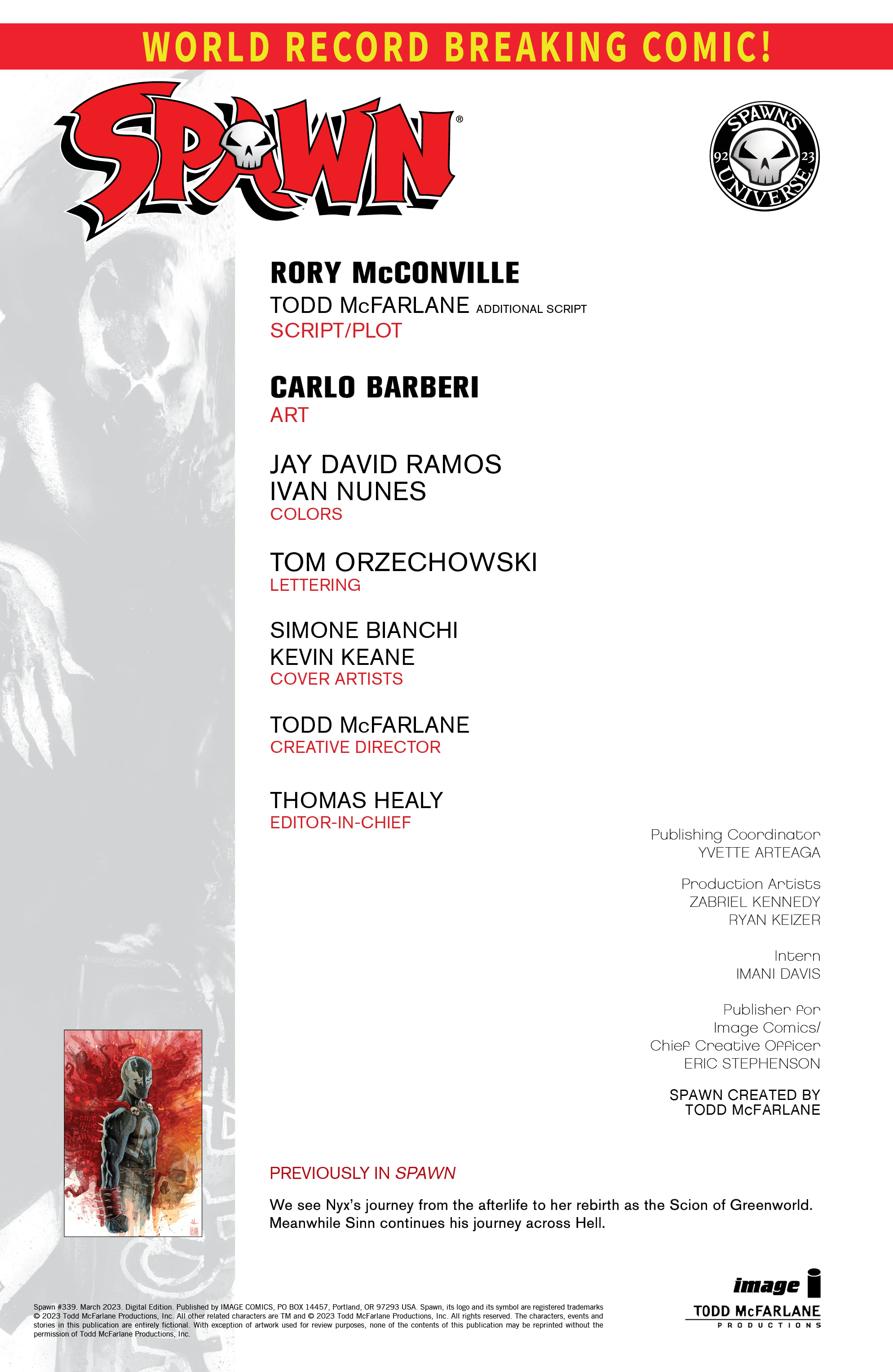 Read Spawn Manga Online