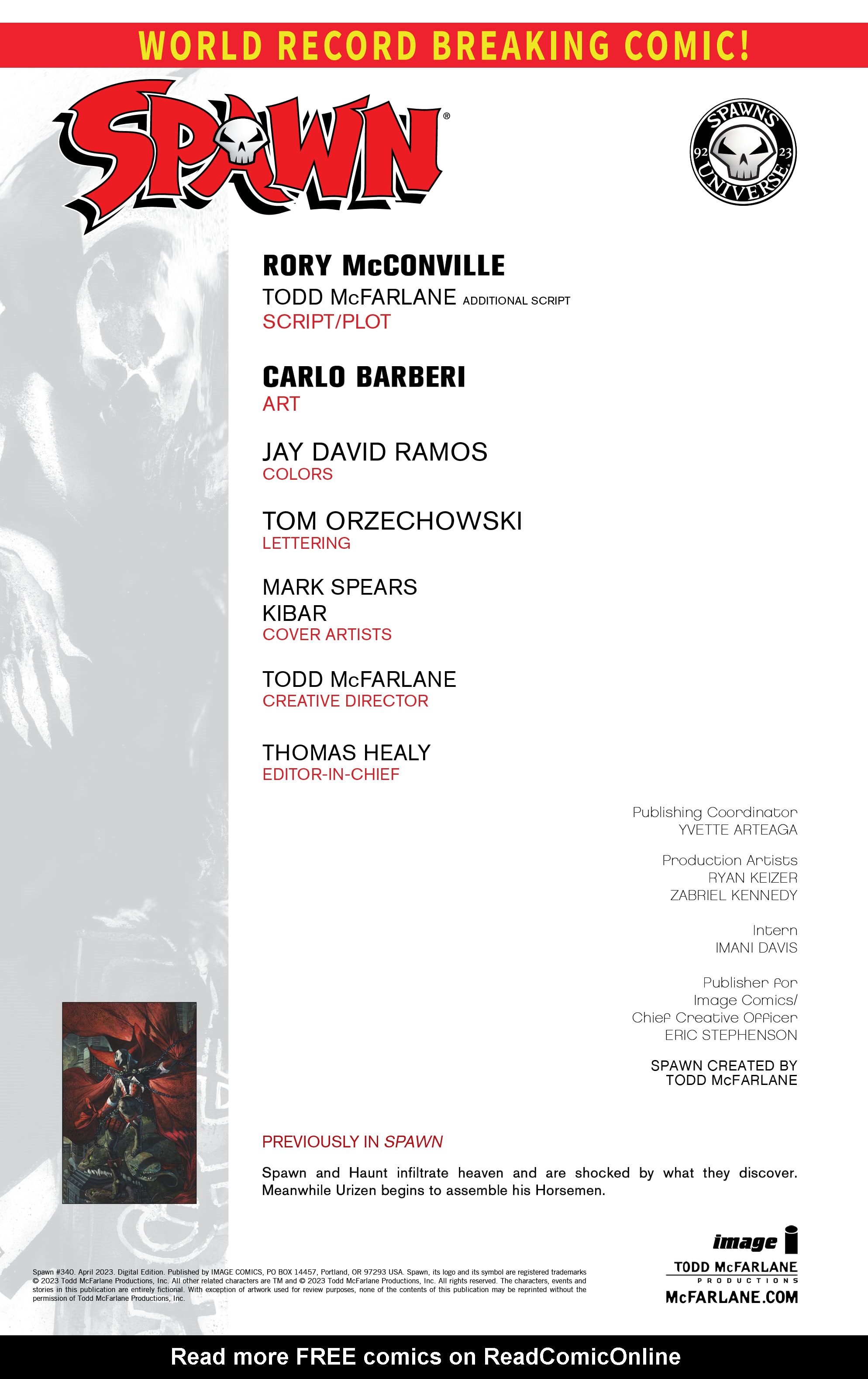 Read Spawn Manga Online