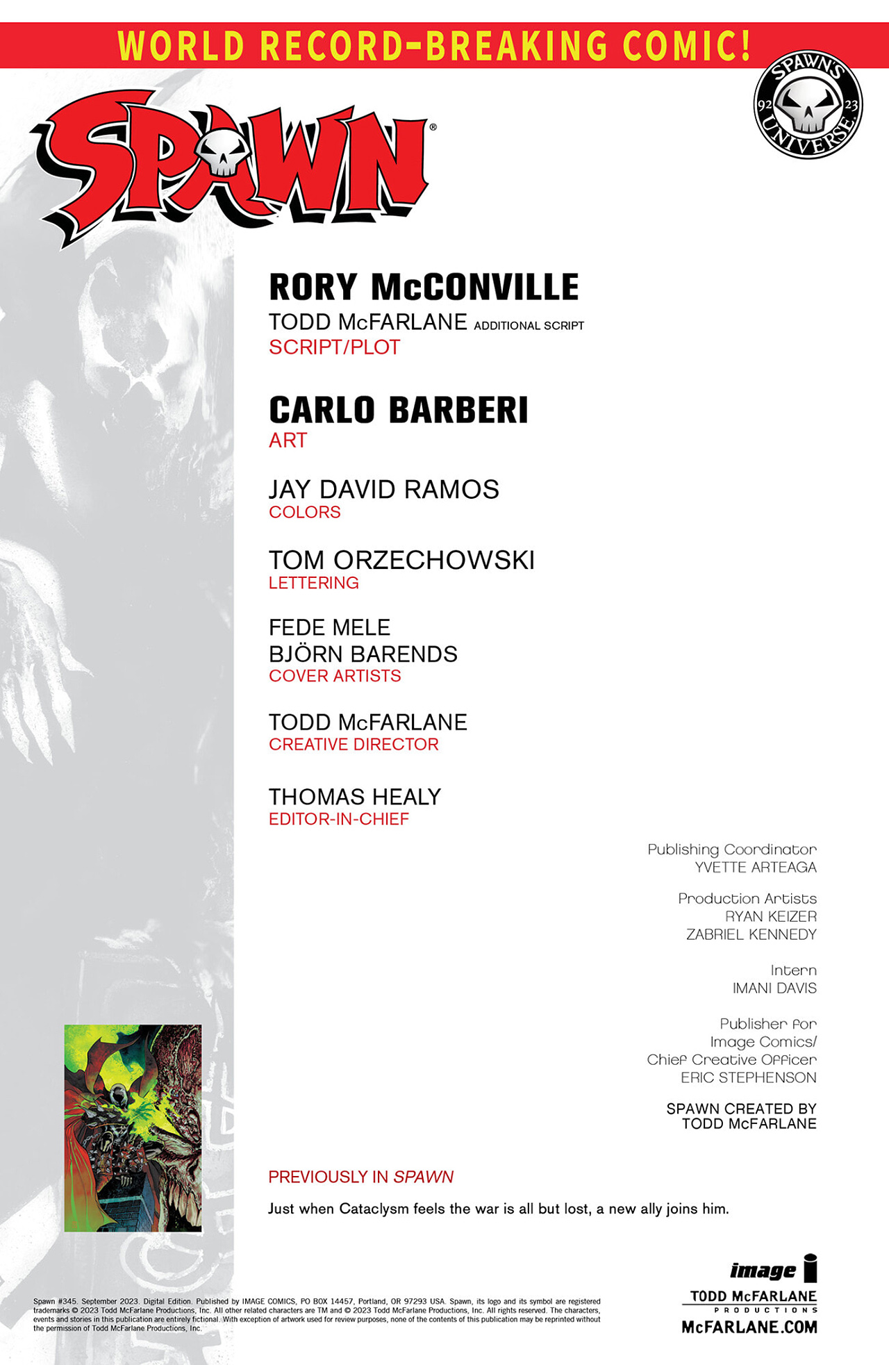 Read Spawn Manga Online