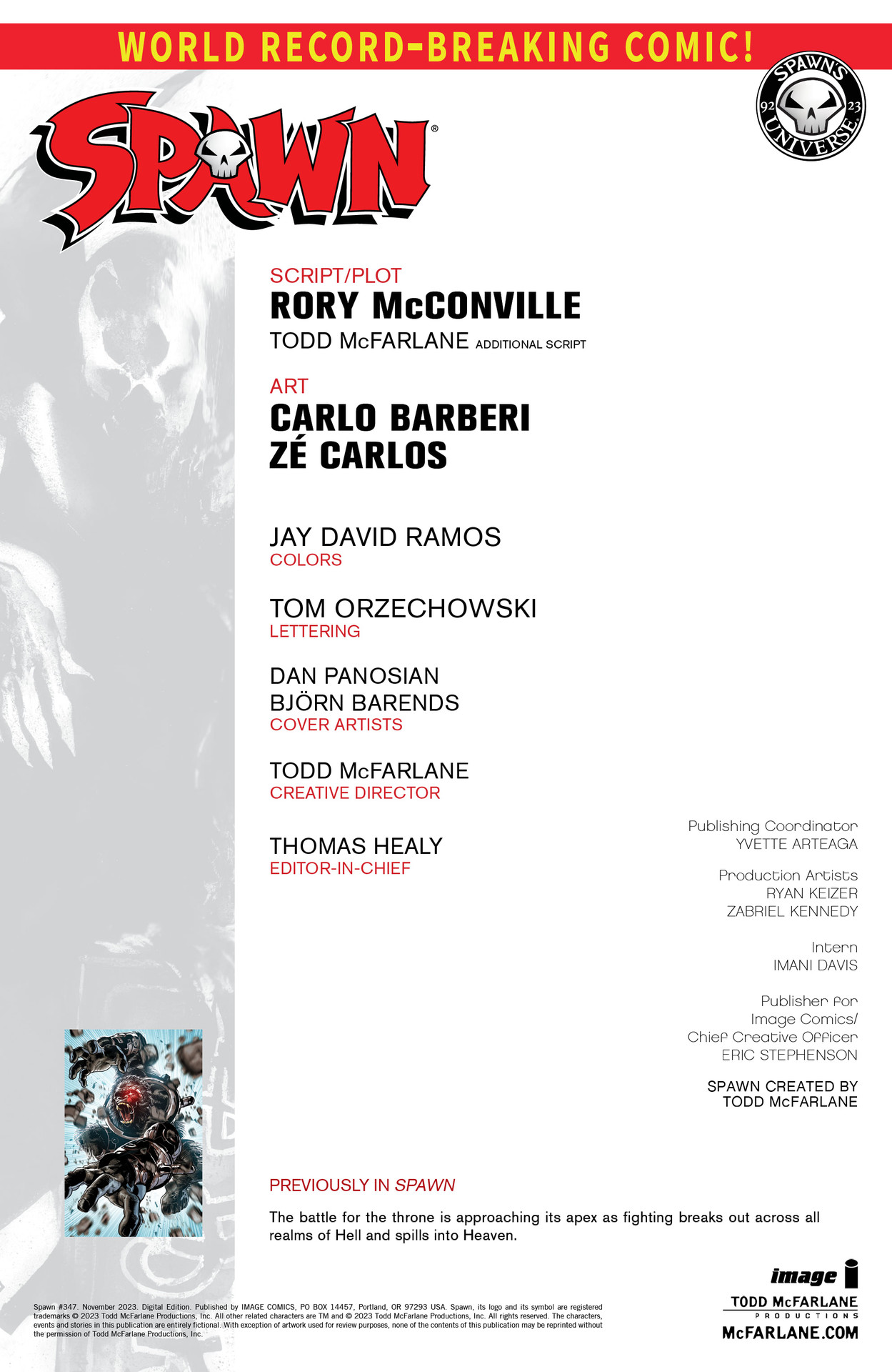 Read Spawn Manga Online