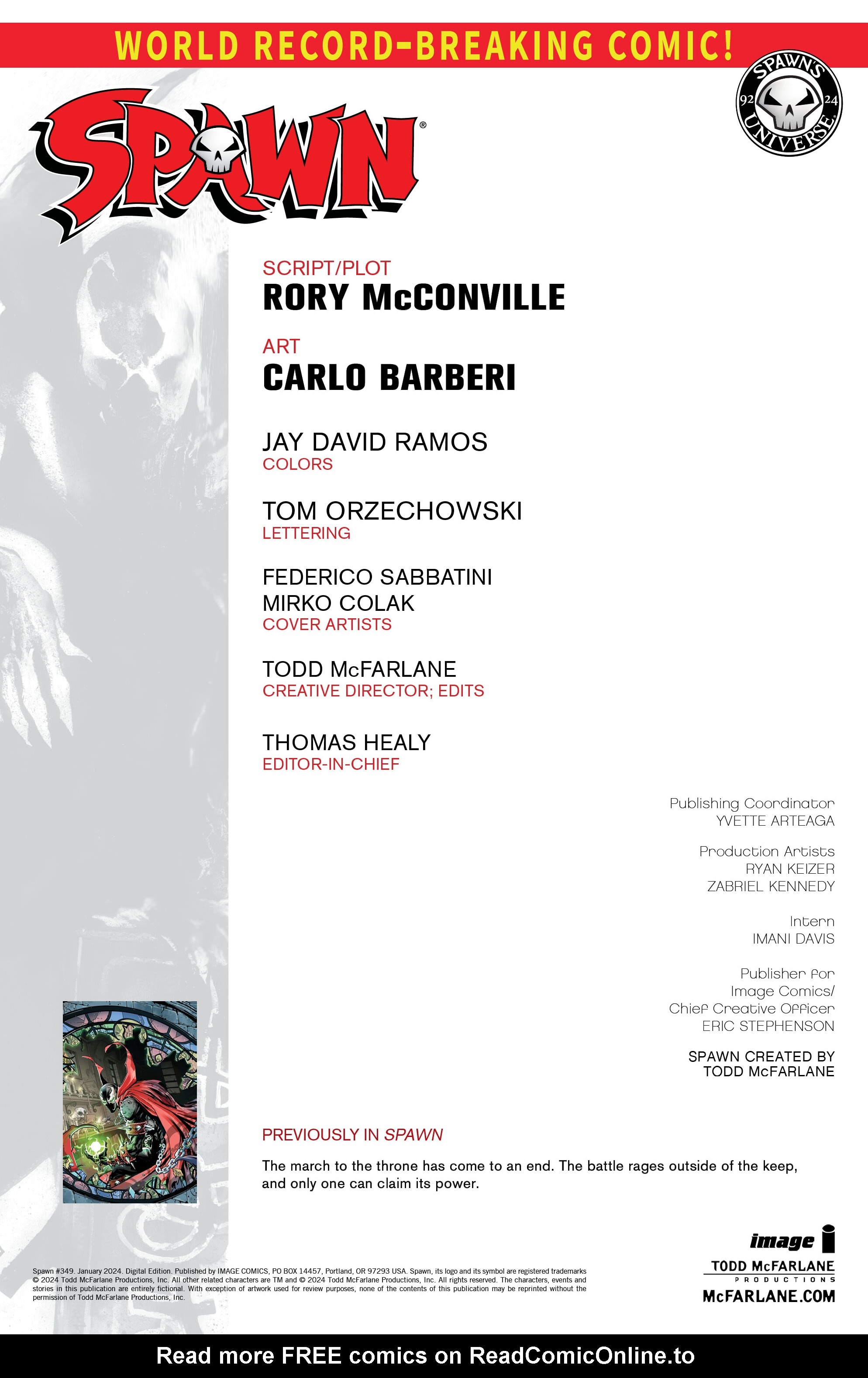 Read Spawn Manga Online