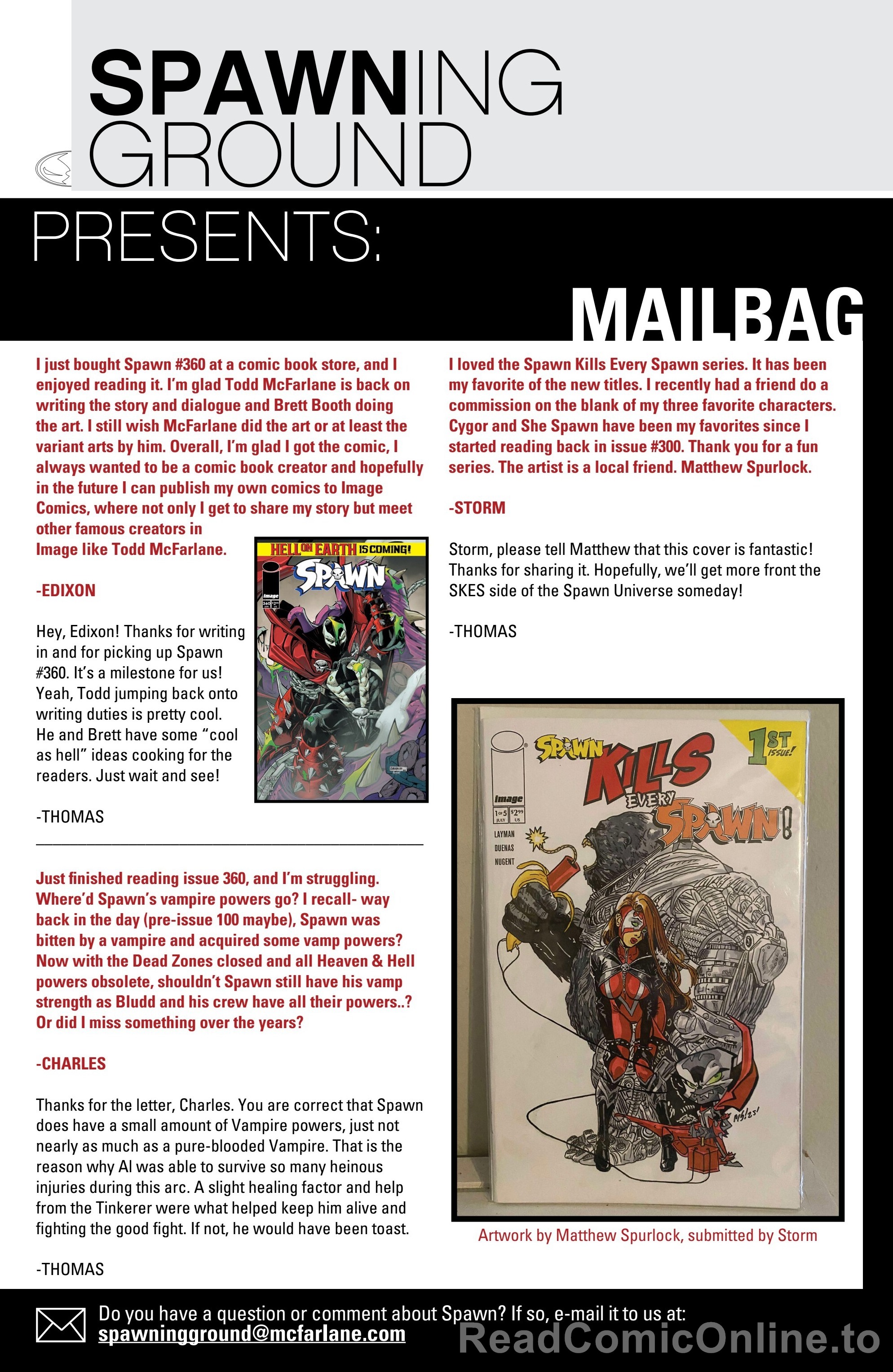 Read Spawn Manga Online