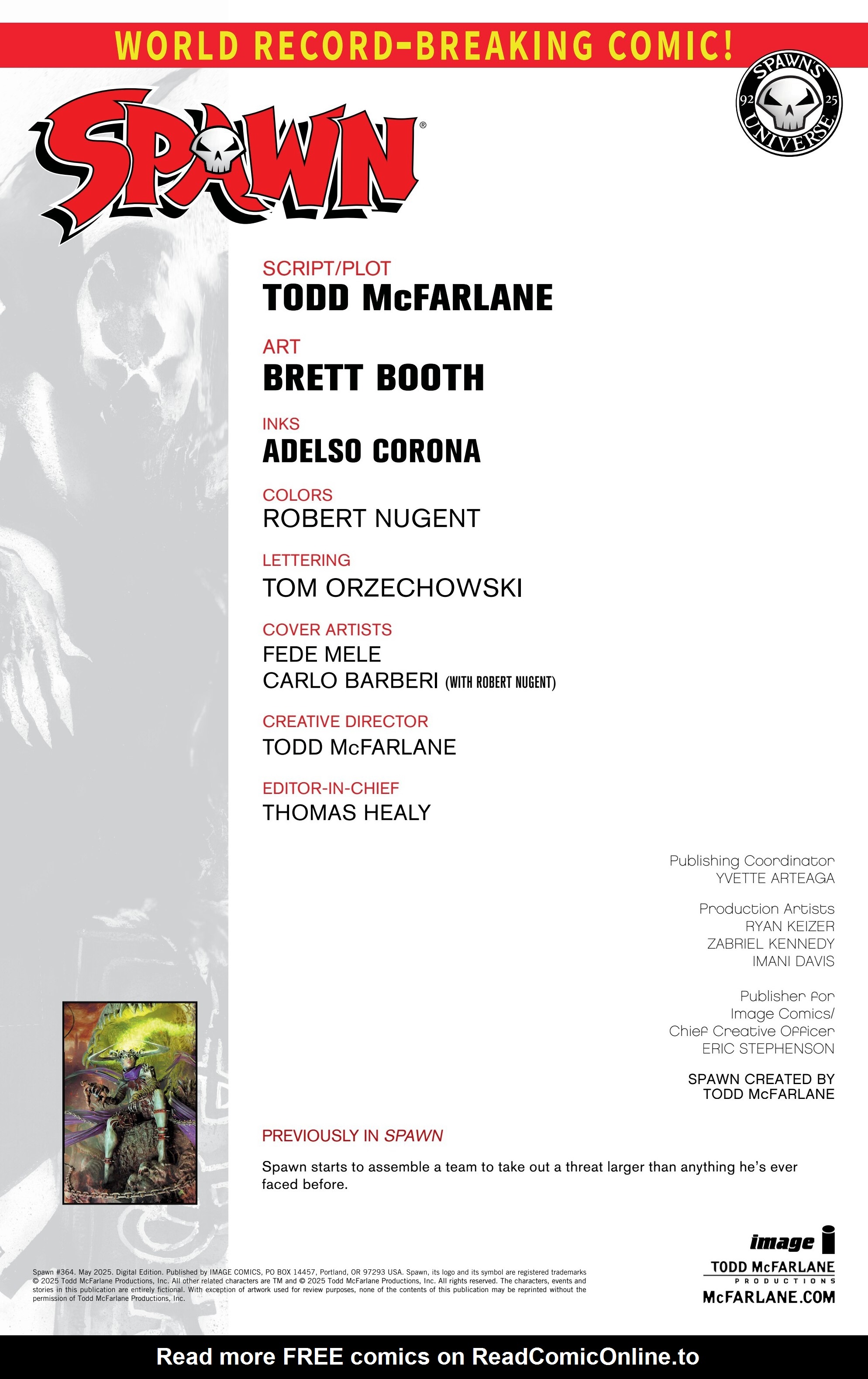 Read Spawn Manga Online