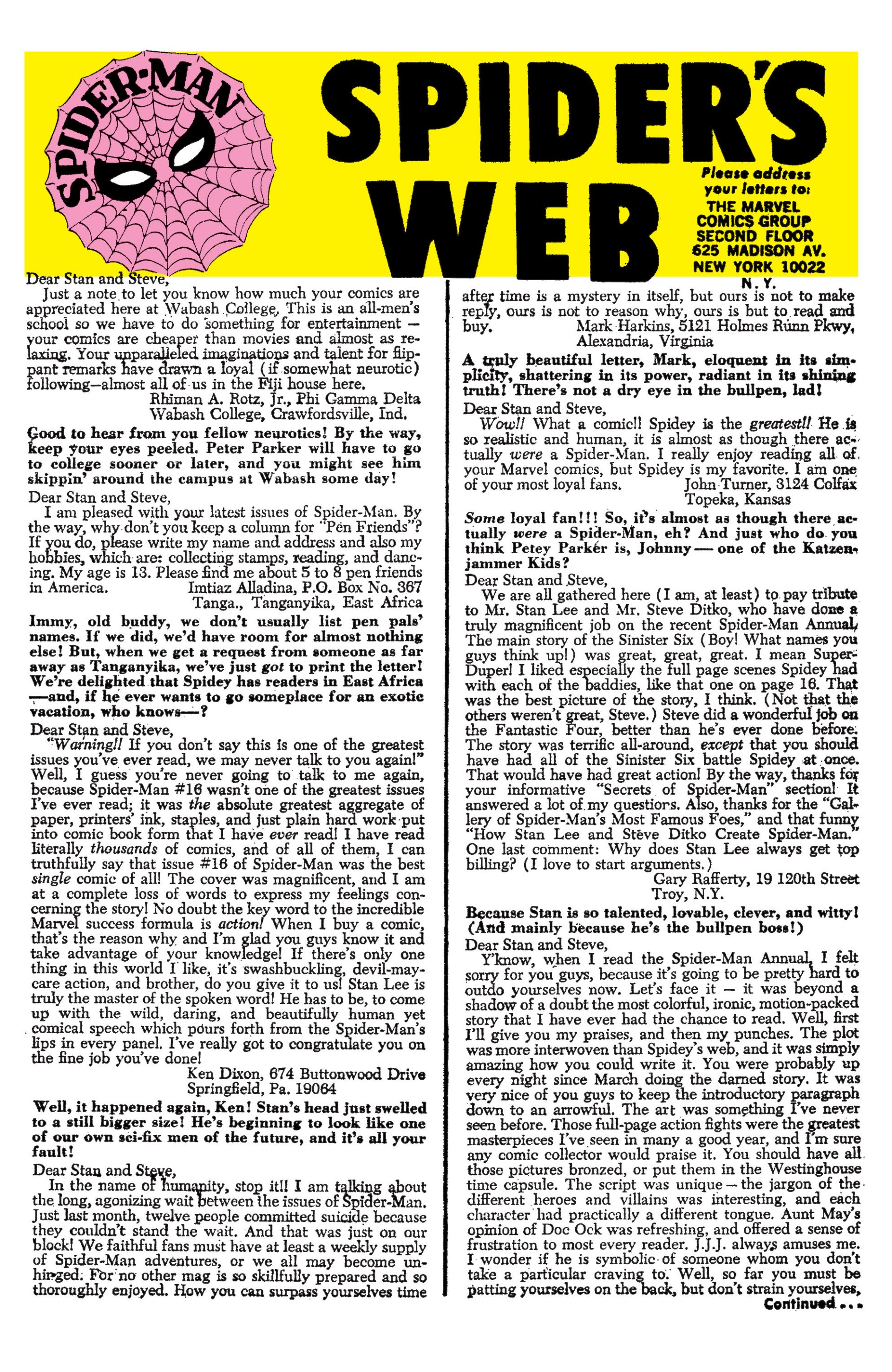 Read The Amazing Spider-Man (1963) Manga Online