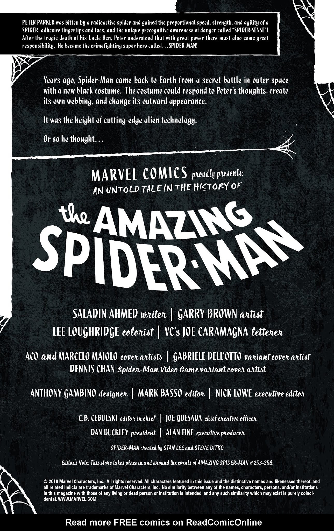 Read The Amazing Spider-Man (2018) Manga Online
