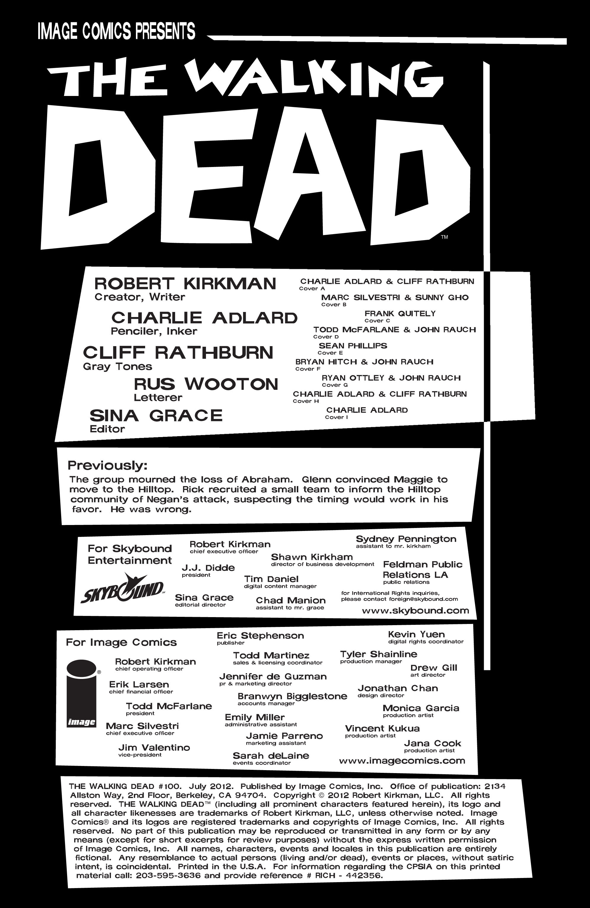 Read The Walking Dead (2003) Manga Online
