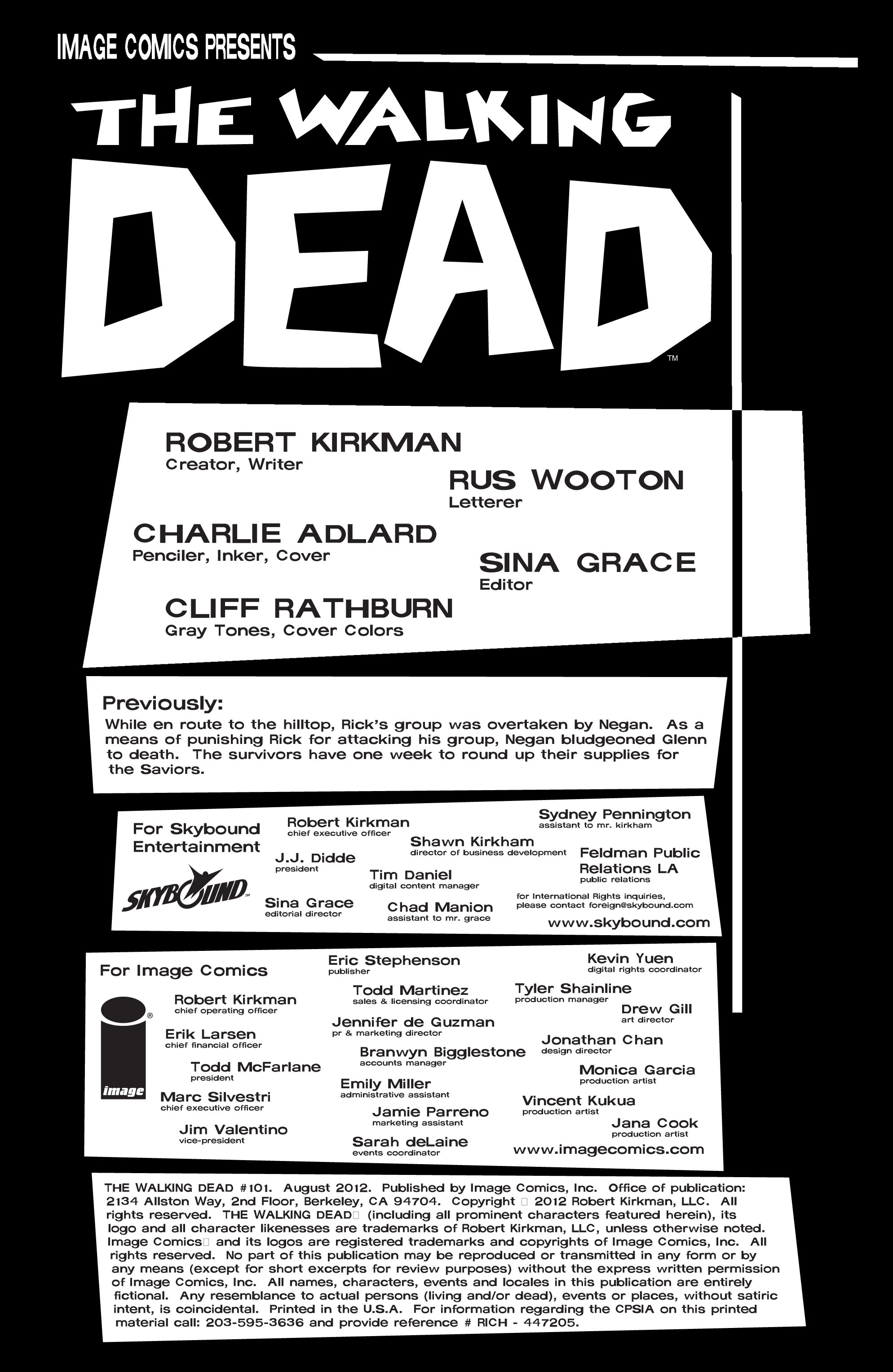 Read The Walking Dead (2003) Manga Online
