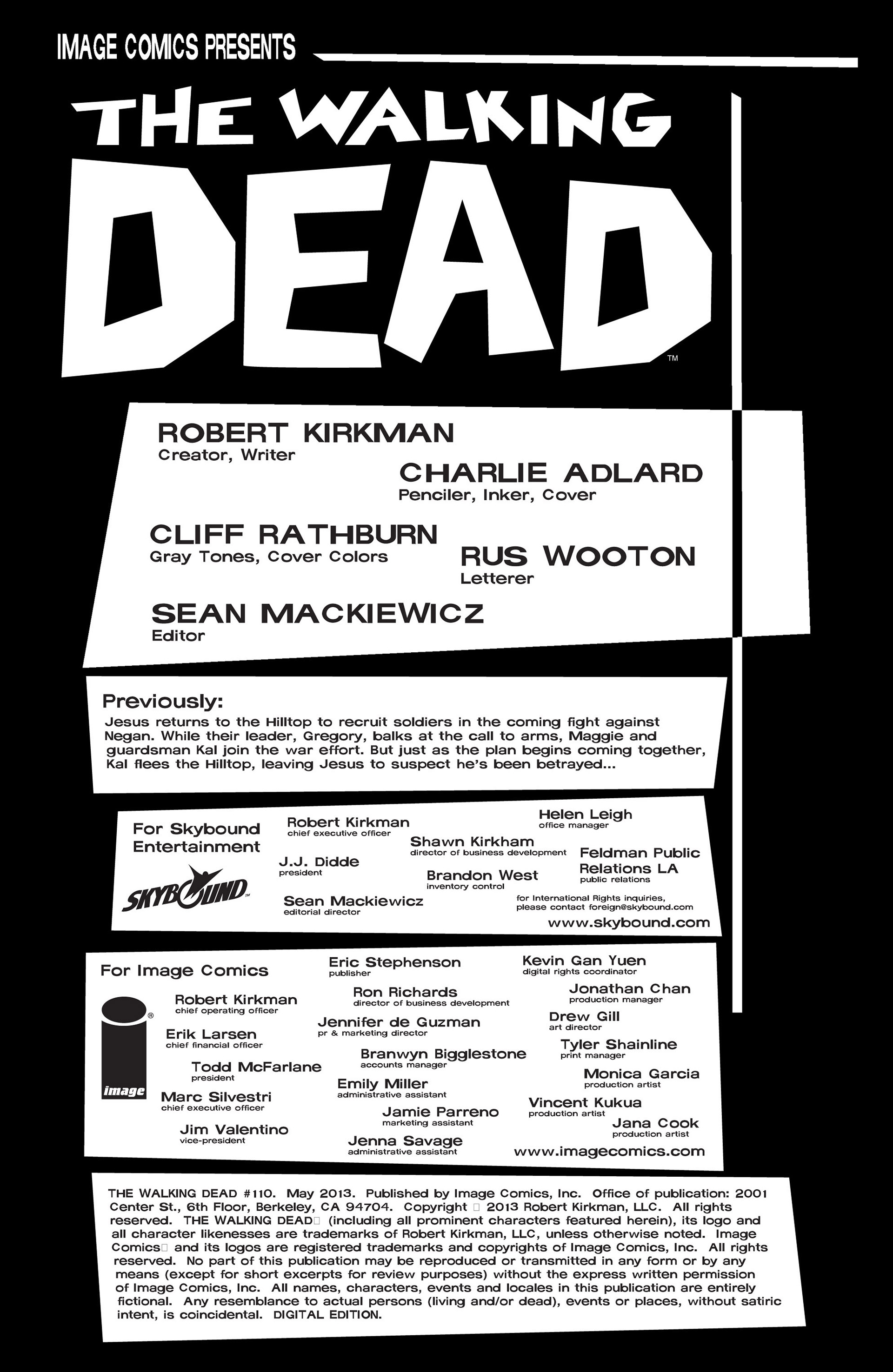 Read The Walking Dead (2003) Manga Online
