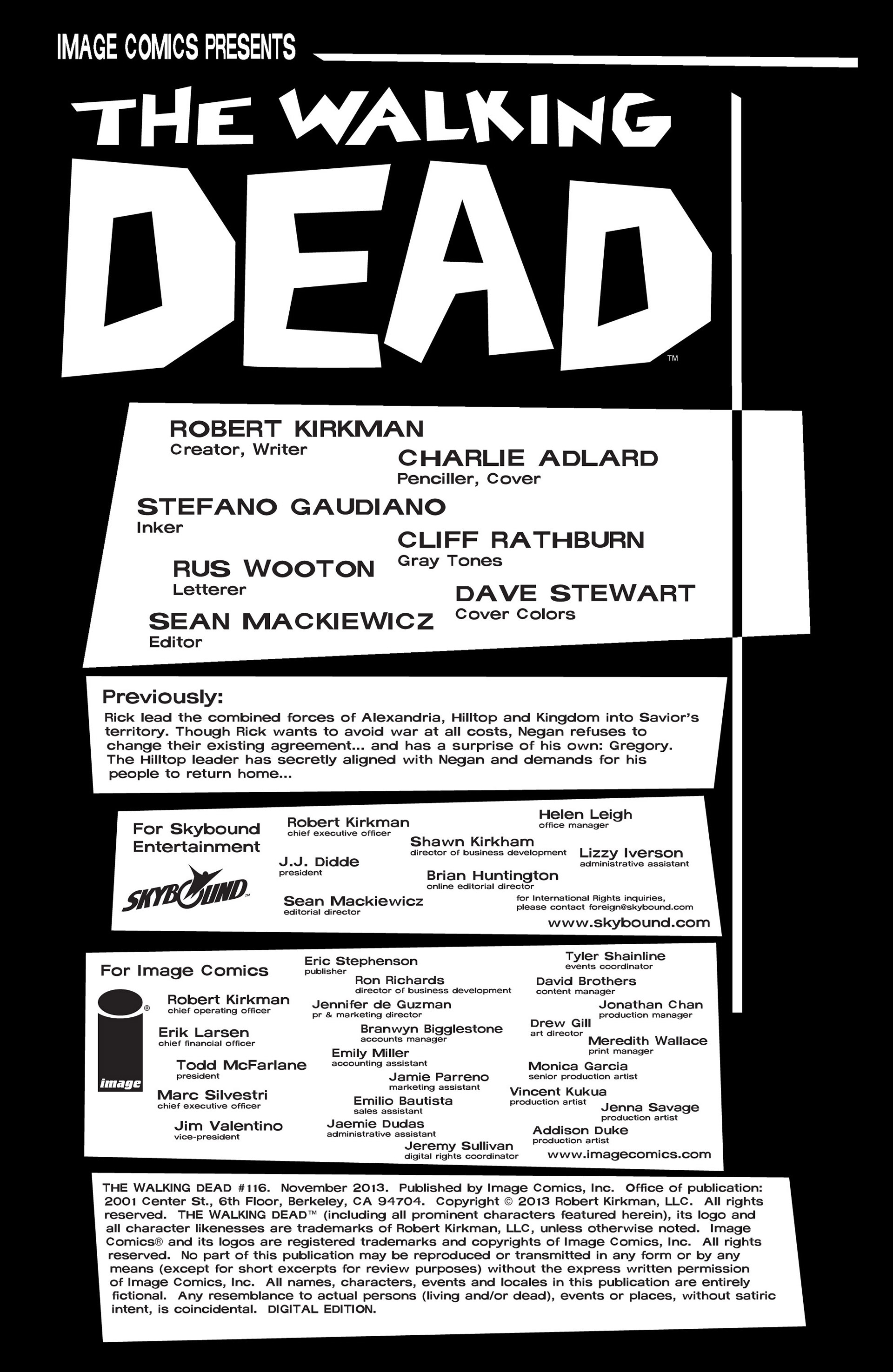 Read The Walking Dead (2003) Manga Online