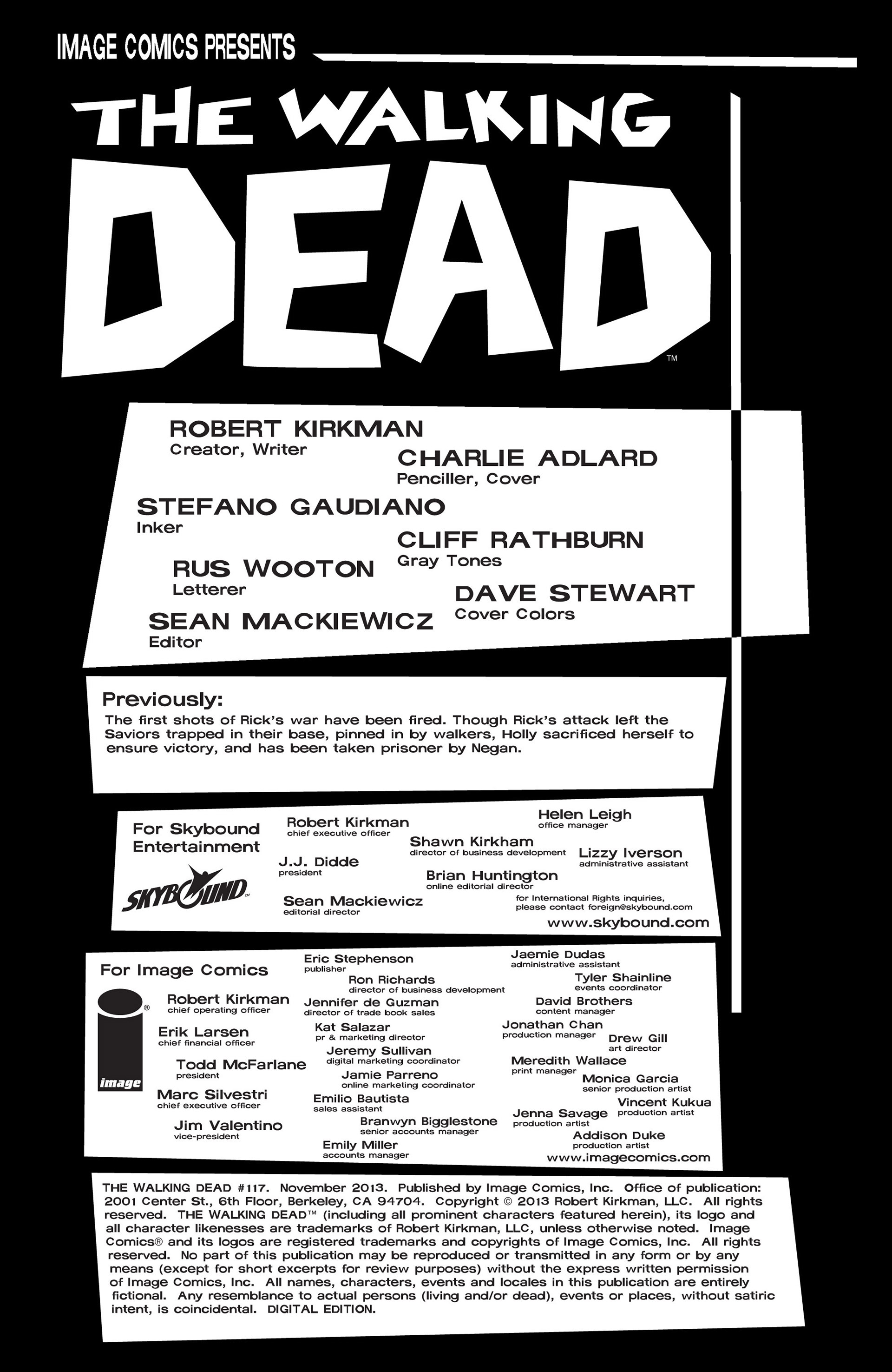 Read The Walking Dead (2003) Manga Online