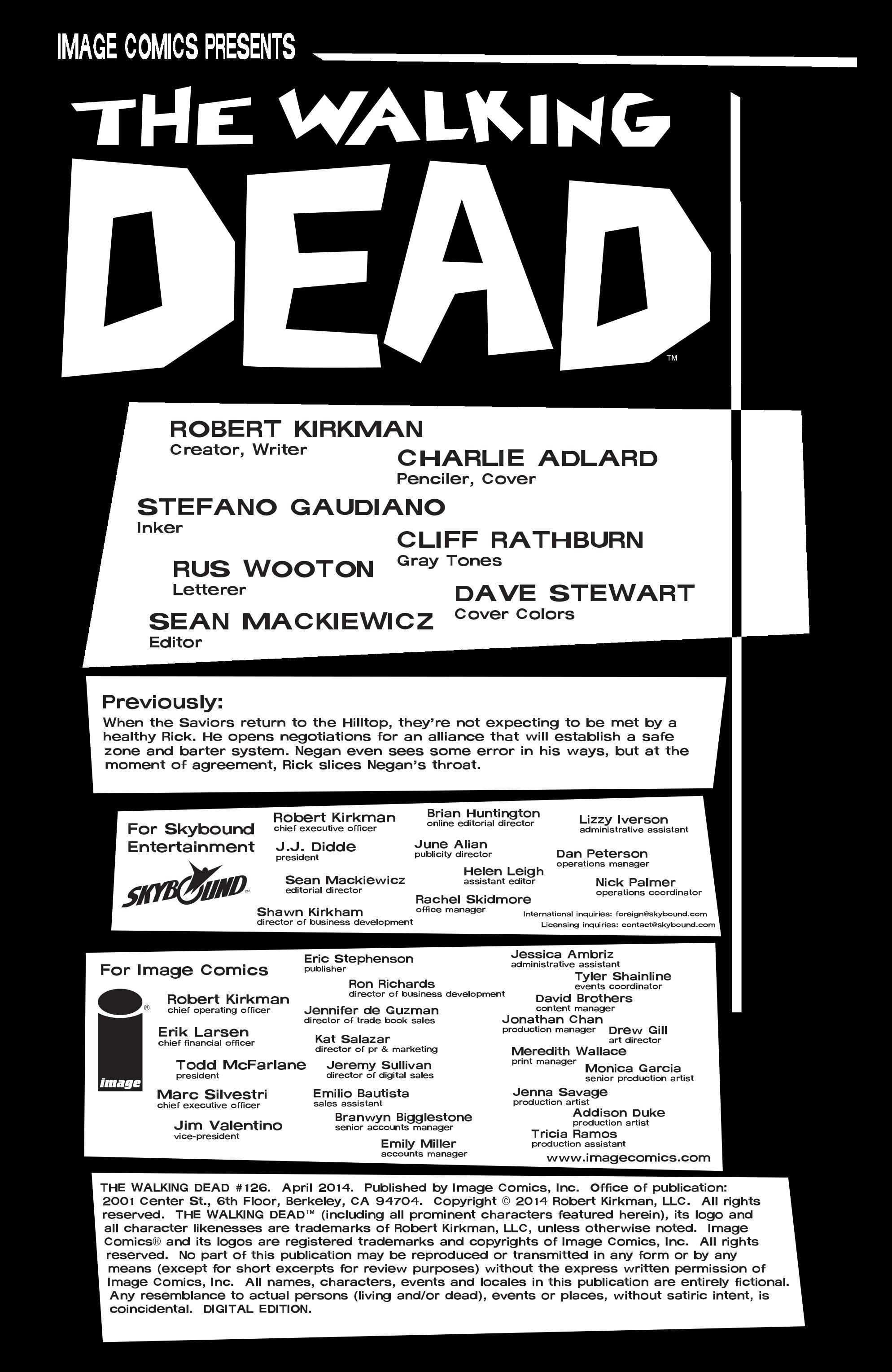 Read The Walking Dead (2003) Manga Online