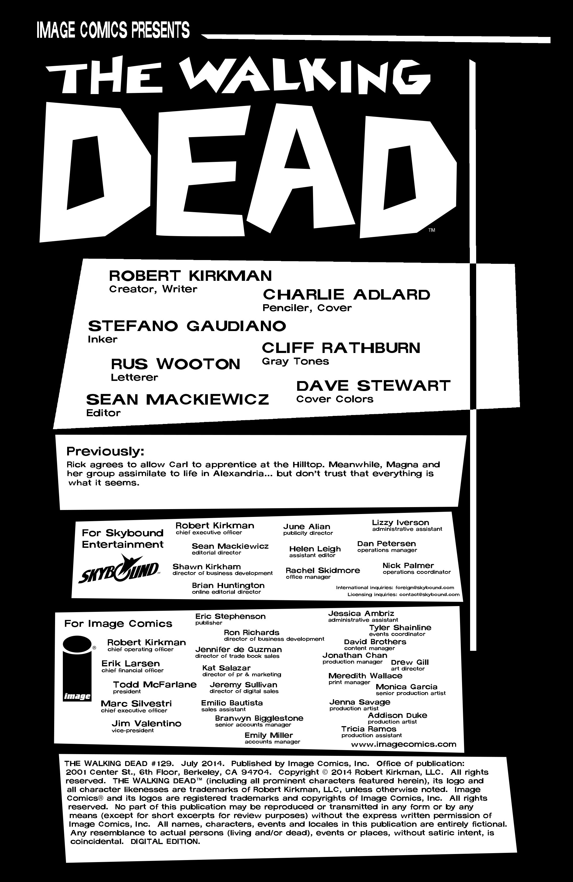 Read The Walking Dead (2003) Manga Online