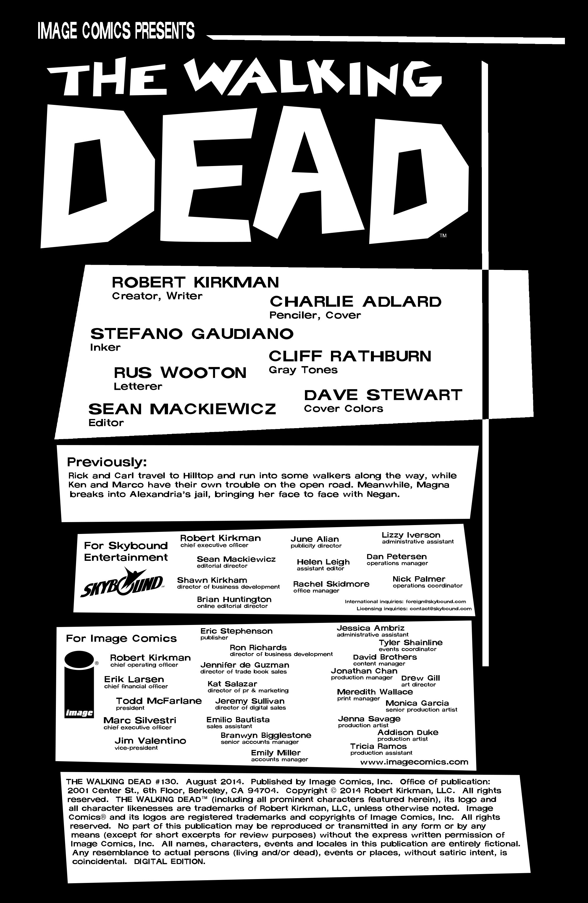 Read The Walking Dead (2003) Manga Online