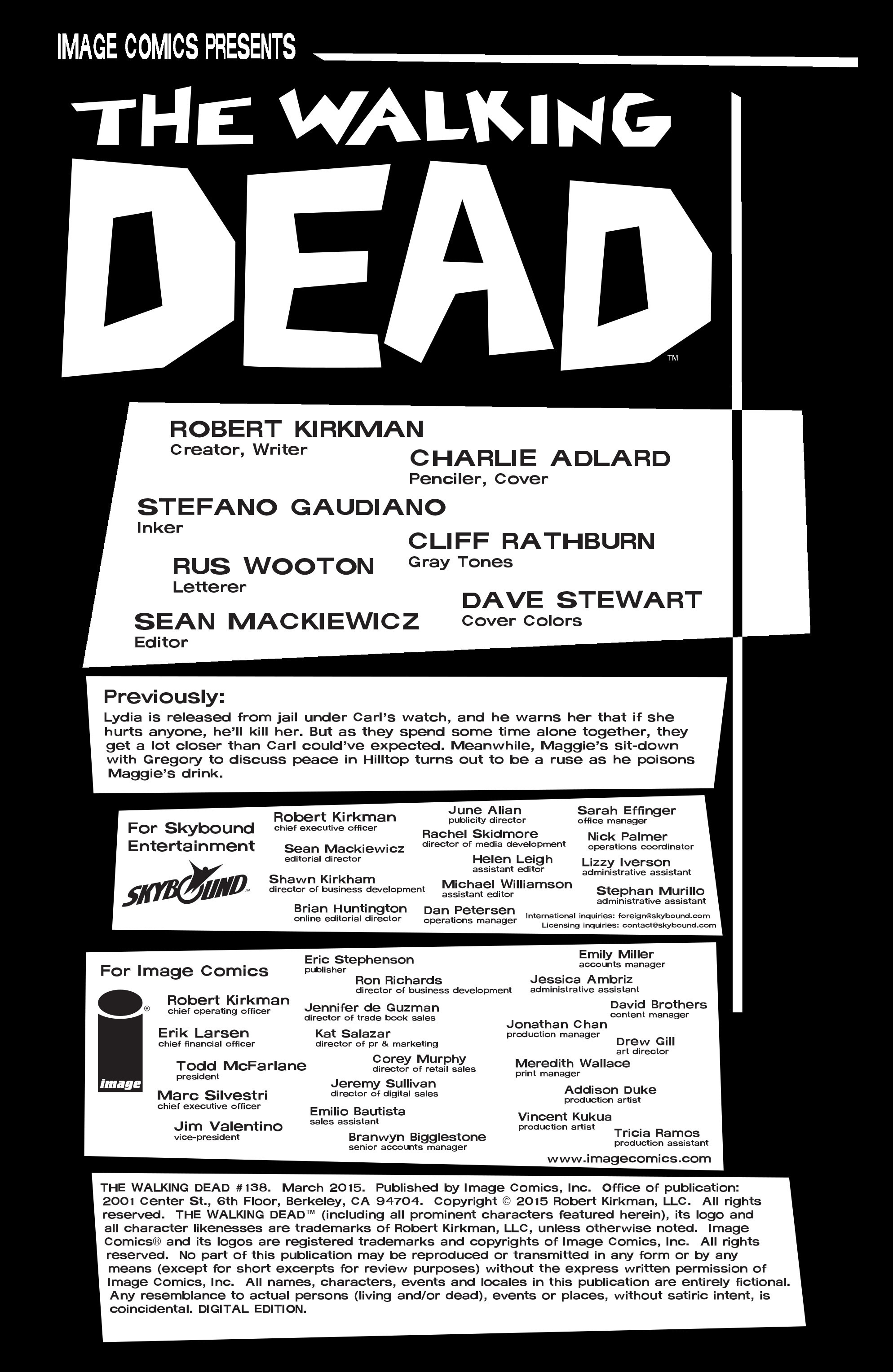 Read The Walking Dead (2003) Manga Online