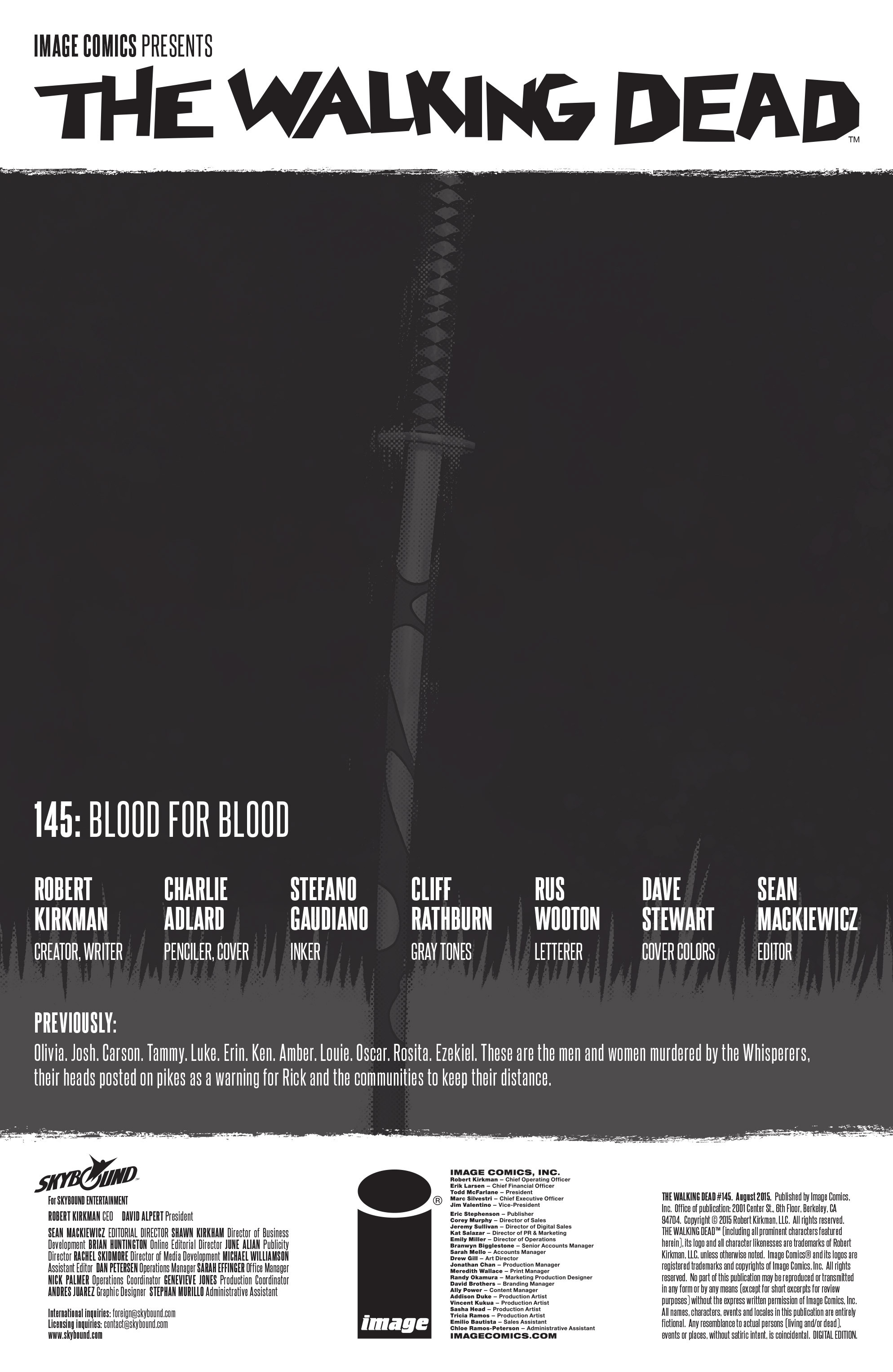 Read The Walking Dead (2003) Manga Online