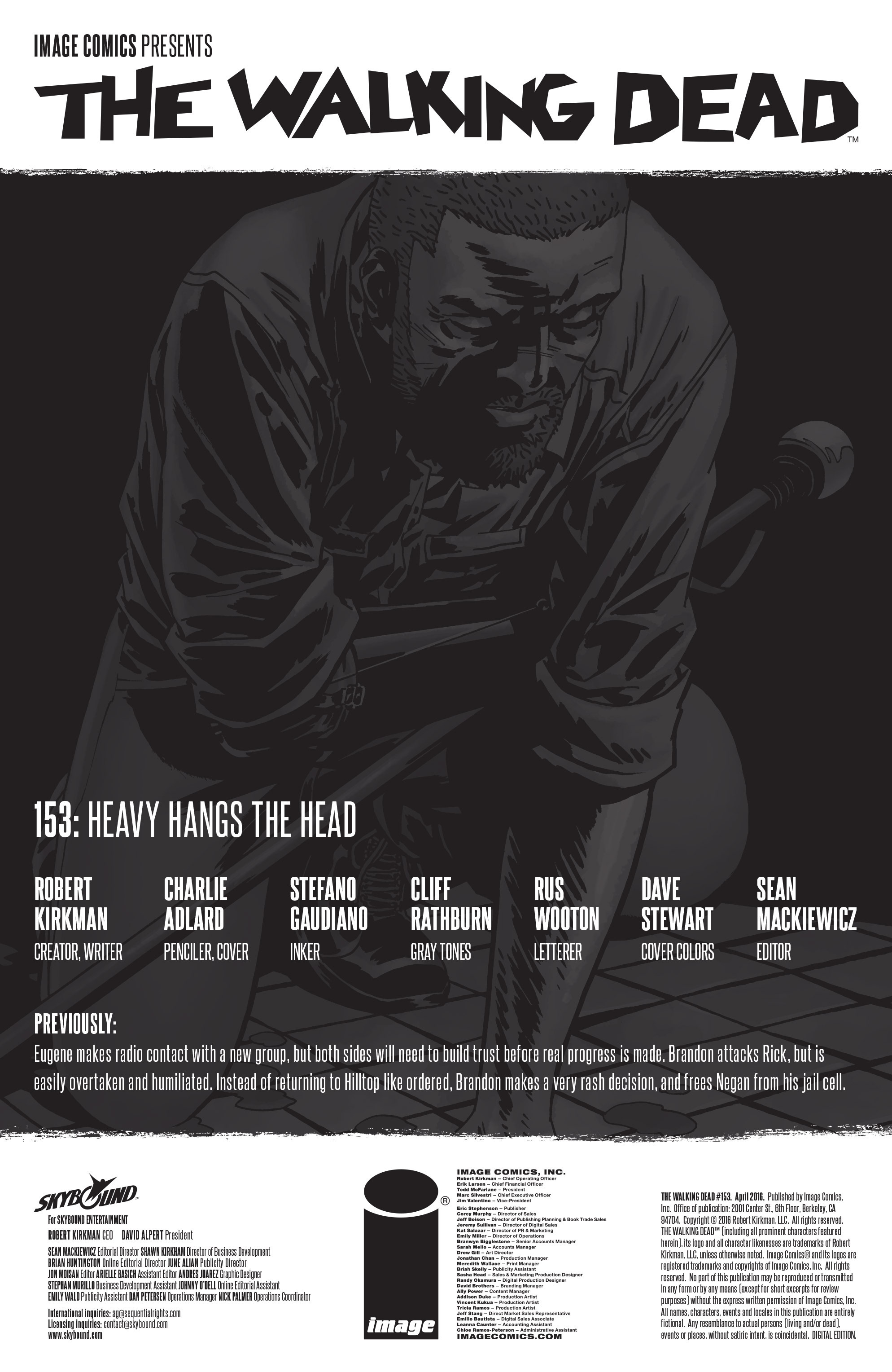 Read The Walking Dead (2003) Manga Online