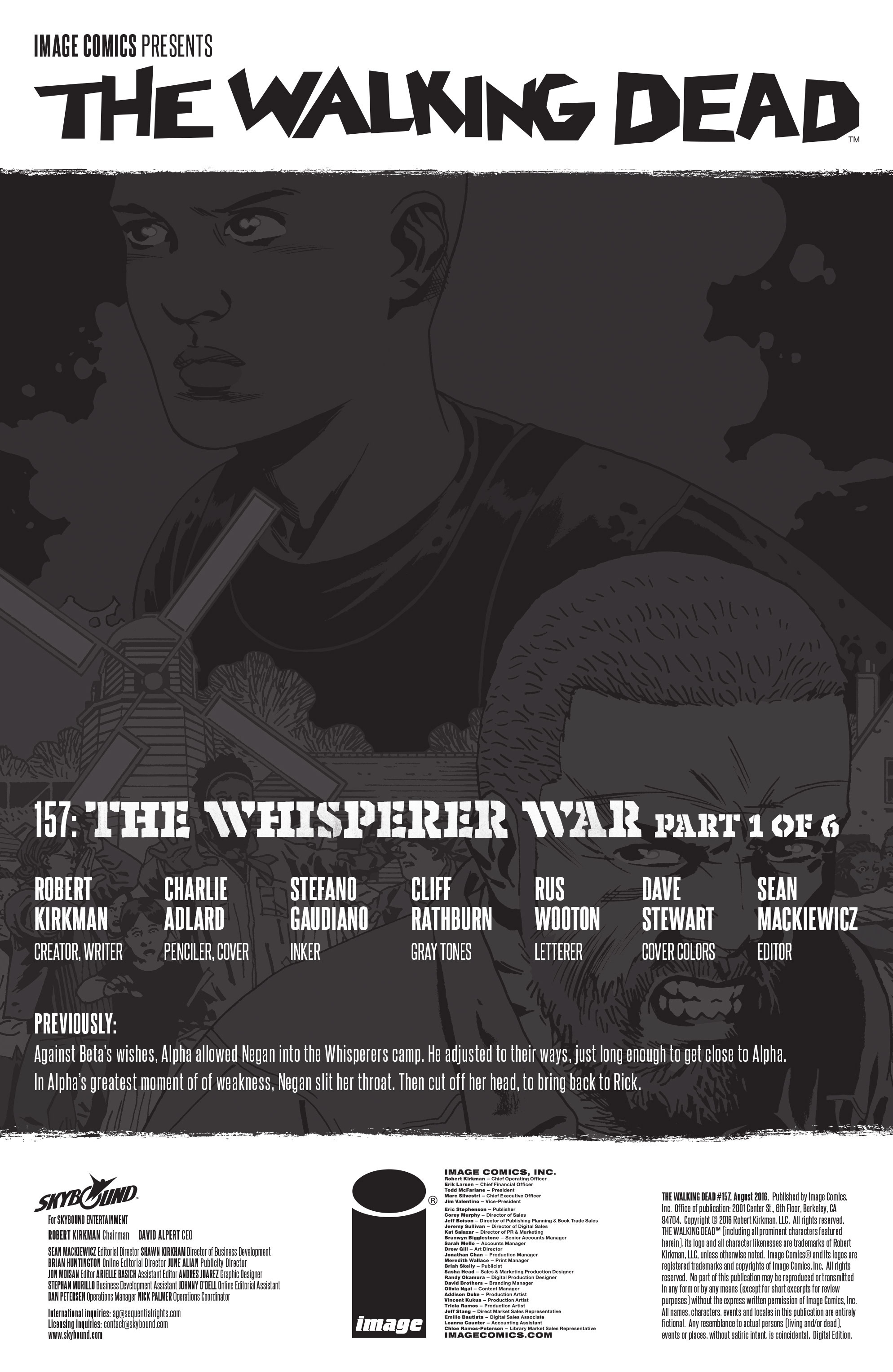 Read The Walking Dead (2003) Manga Online