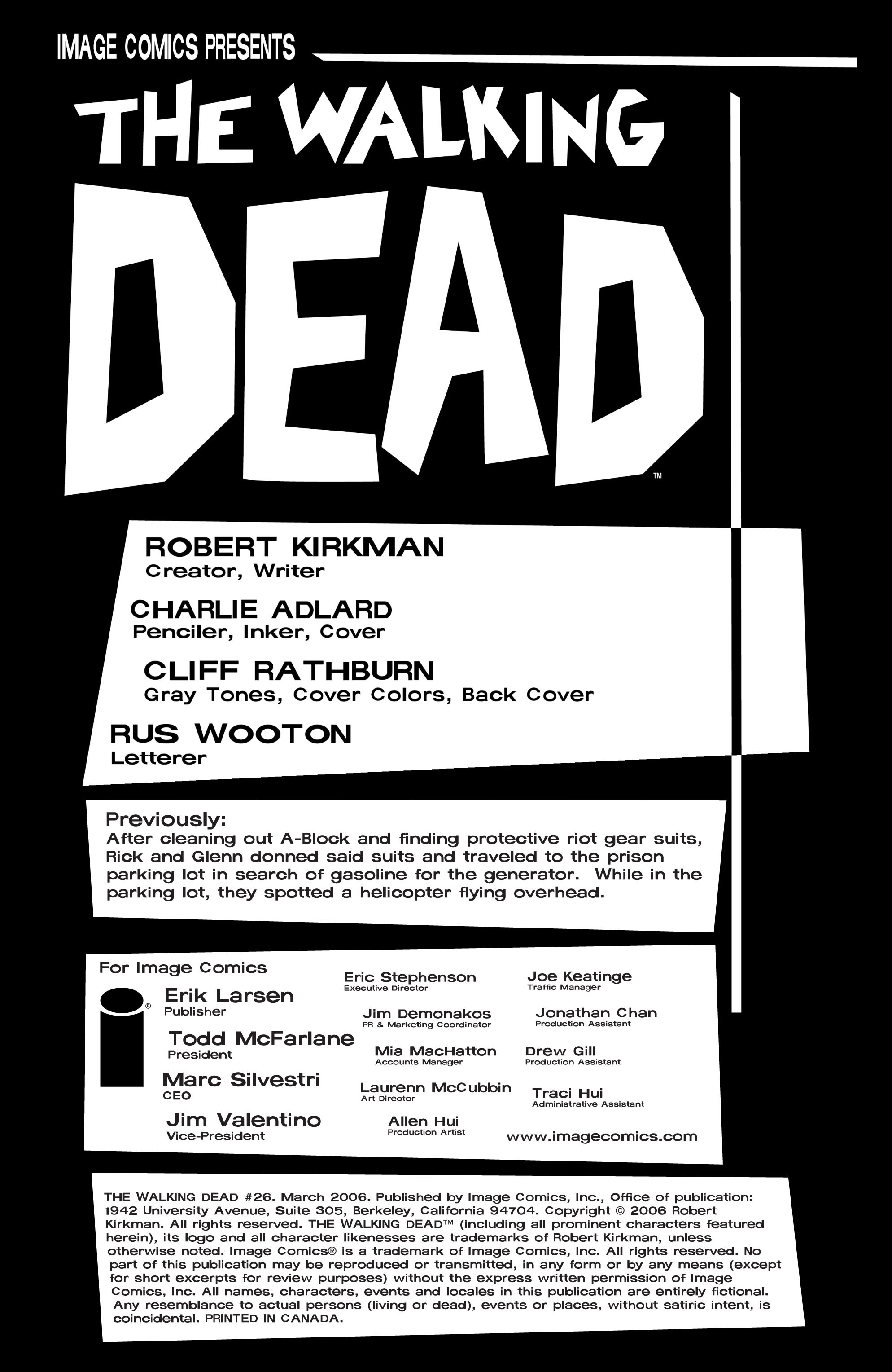 Read The Walking Dead (2003) Manga Online