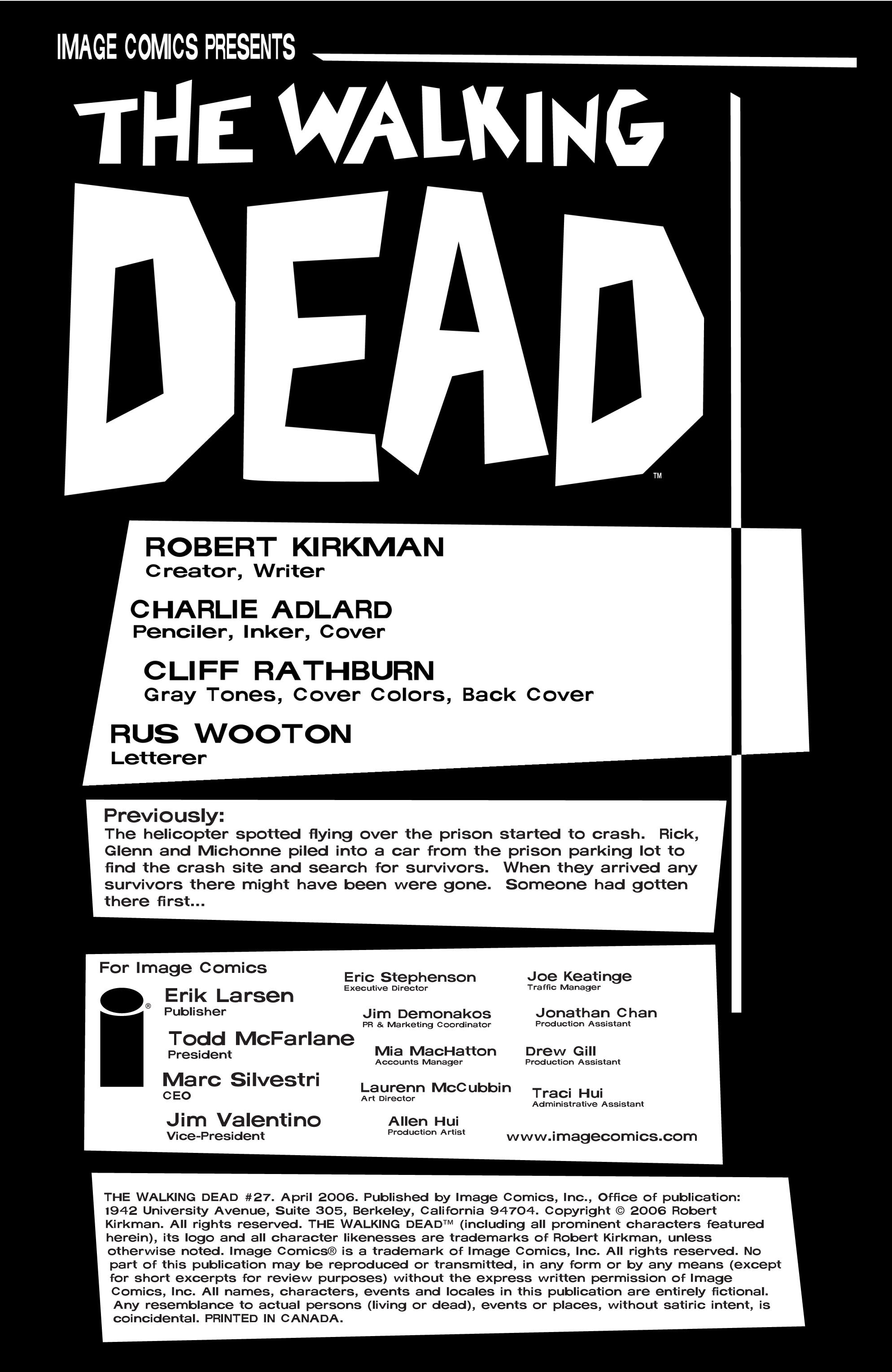 Read The Walking Dead (2003) Manga Online