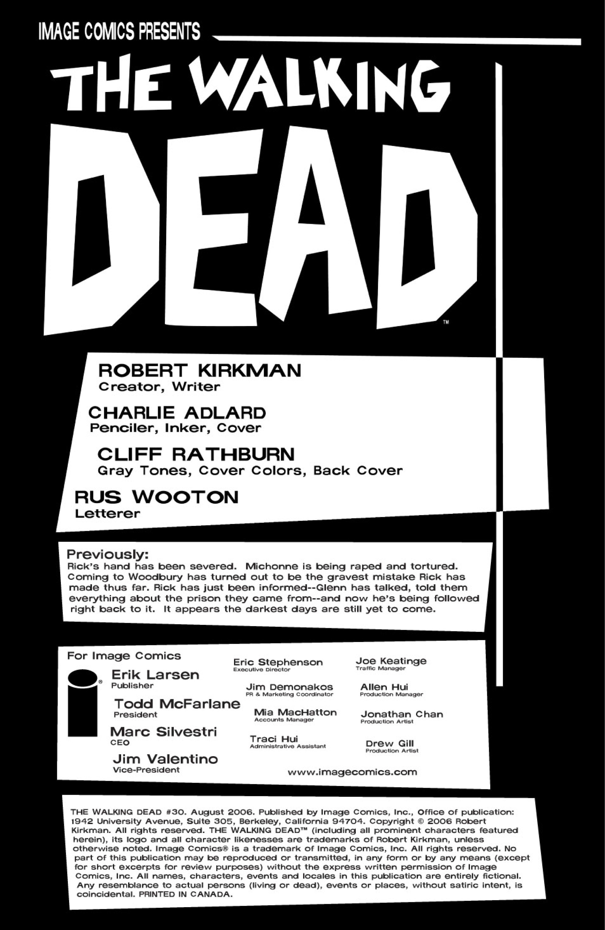 Read The Walking Dead (2003) Manga Online